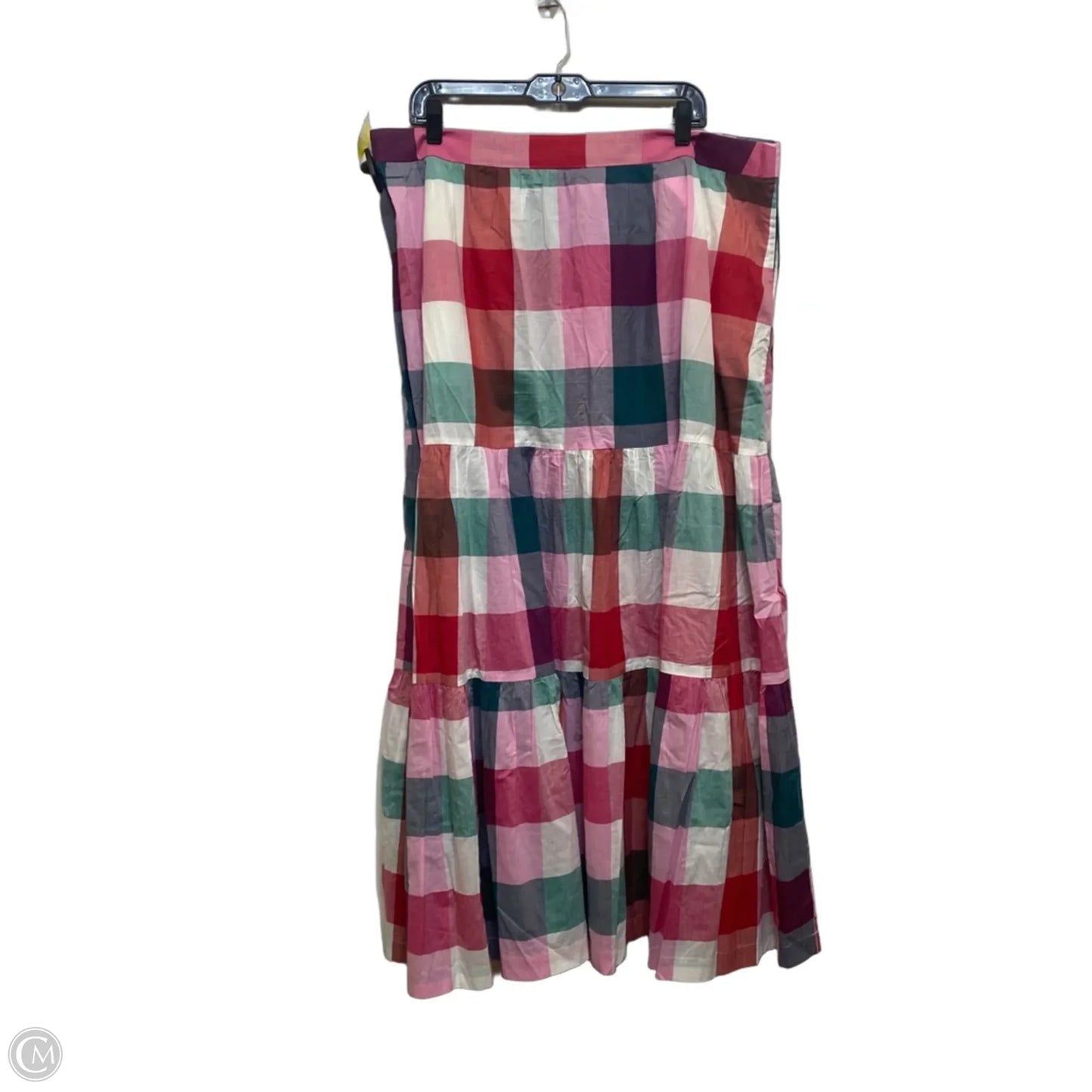 Skirt Maxi By Boden In Green & Pink, Size: 1x