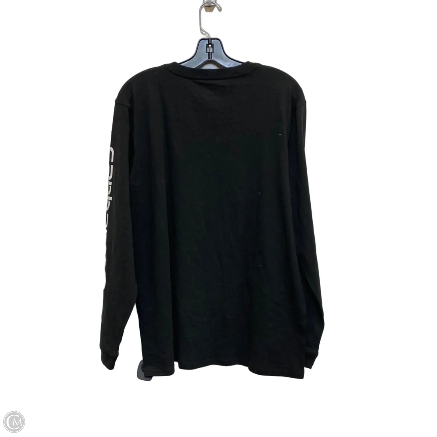 Top Long Sleeve By Carhartt In Black, Size: L