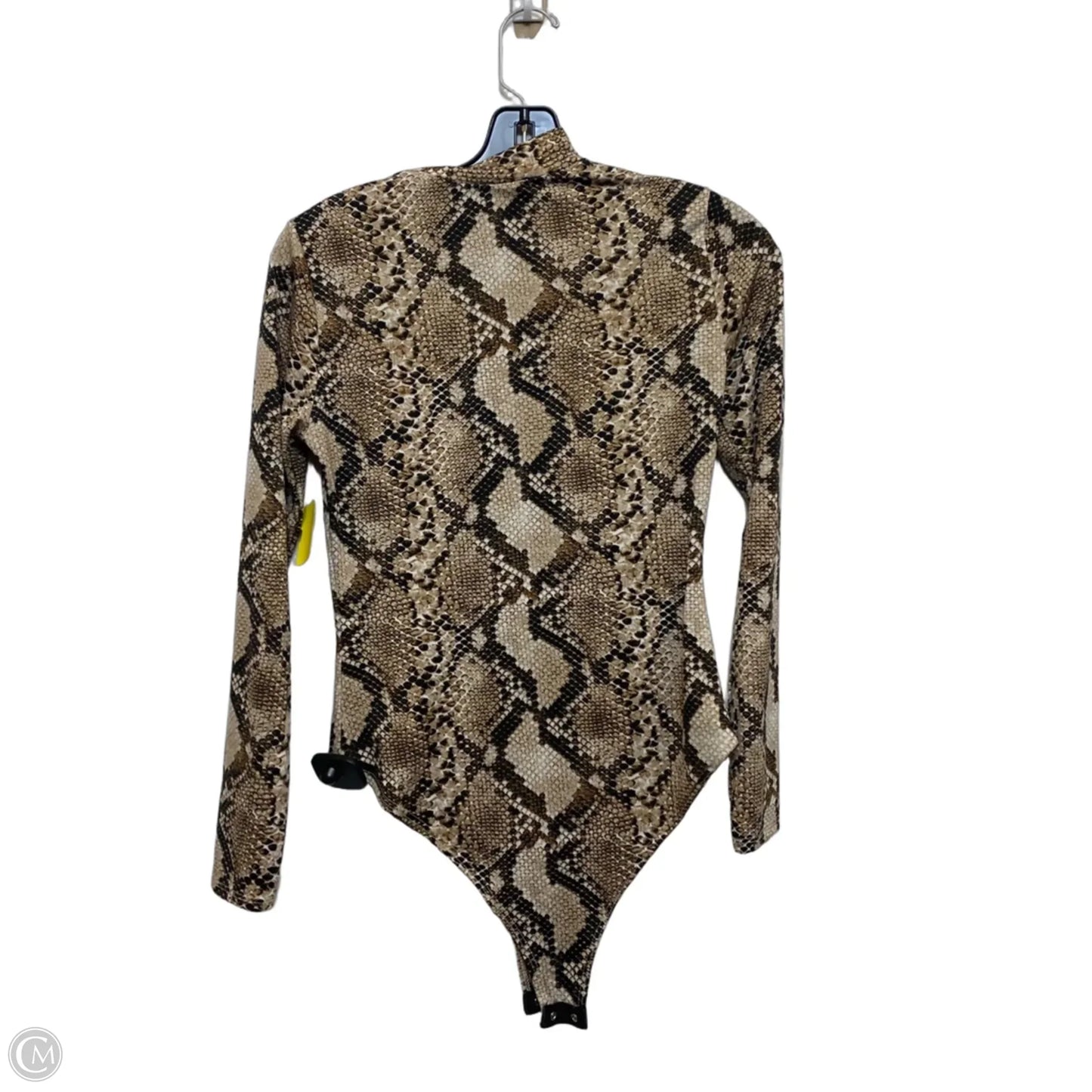 Bodysuit By Blvd In Snakeskin Print, Size: M