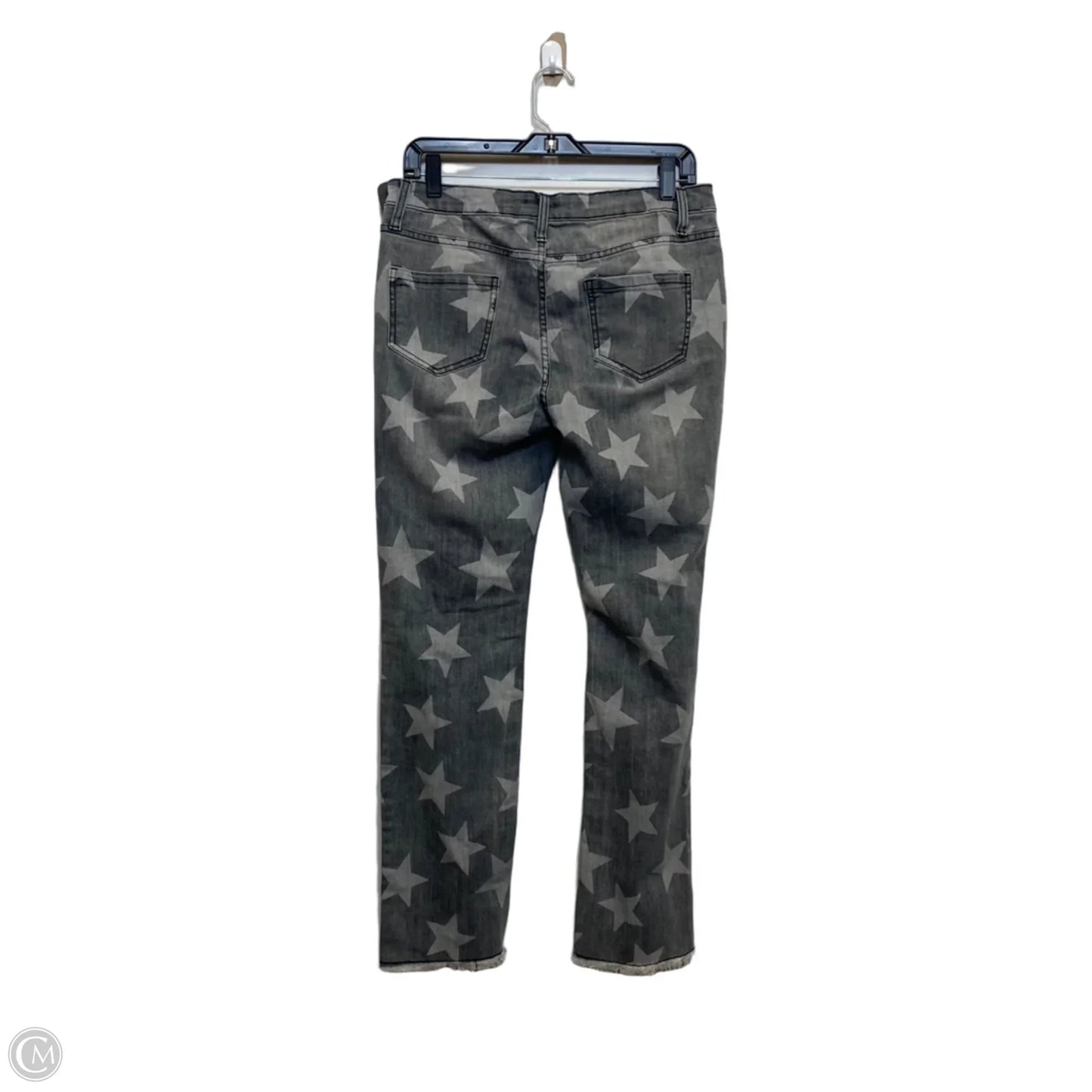 Jeans Skinny By Easel In Grey Denim, Size: L