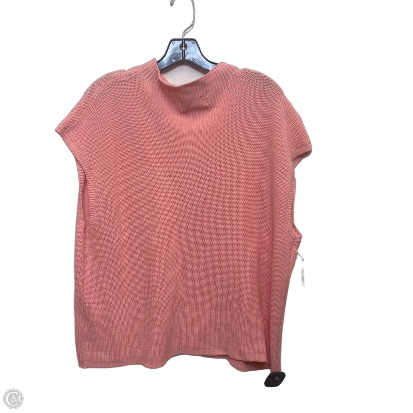 Sweater Short Sleeve By Simply Southern In Pink, Size: Xl