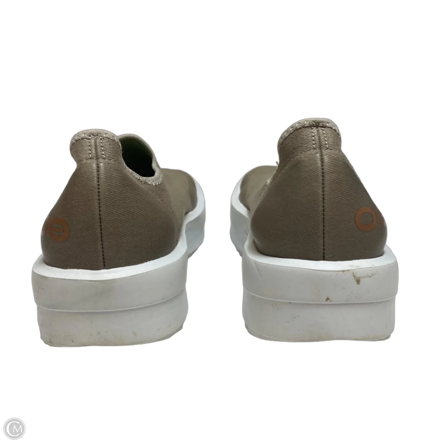 Shoes Sneakers By Oofos In Beige, Size: 10