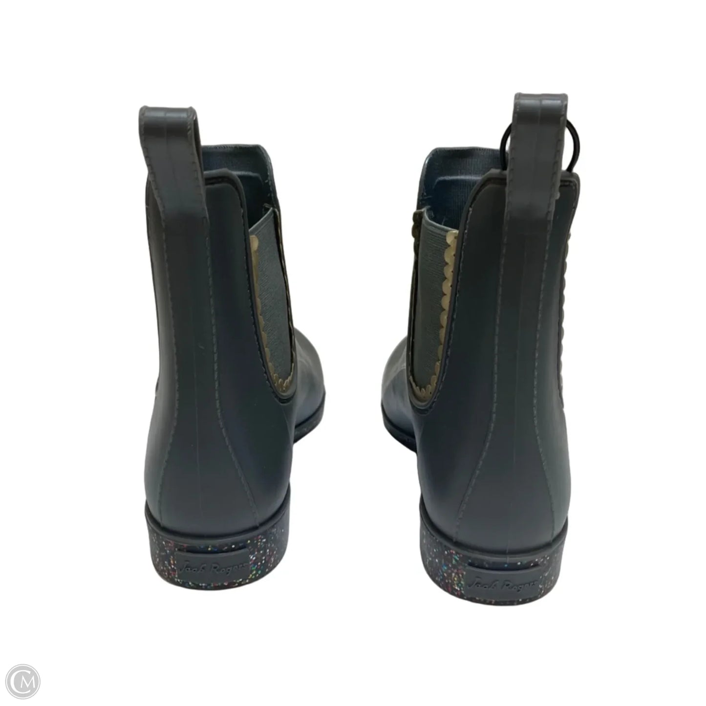 Boots Designer By Jack Rogers In Grey, Size: 8