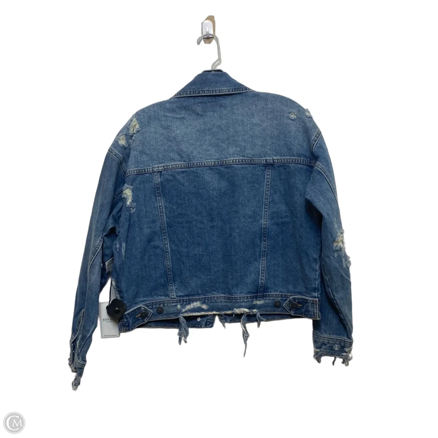Jacket Denim By Judy Blue In Blue Denim, Size: S