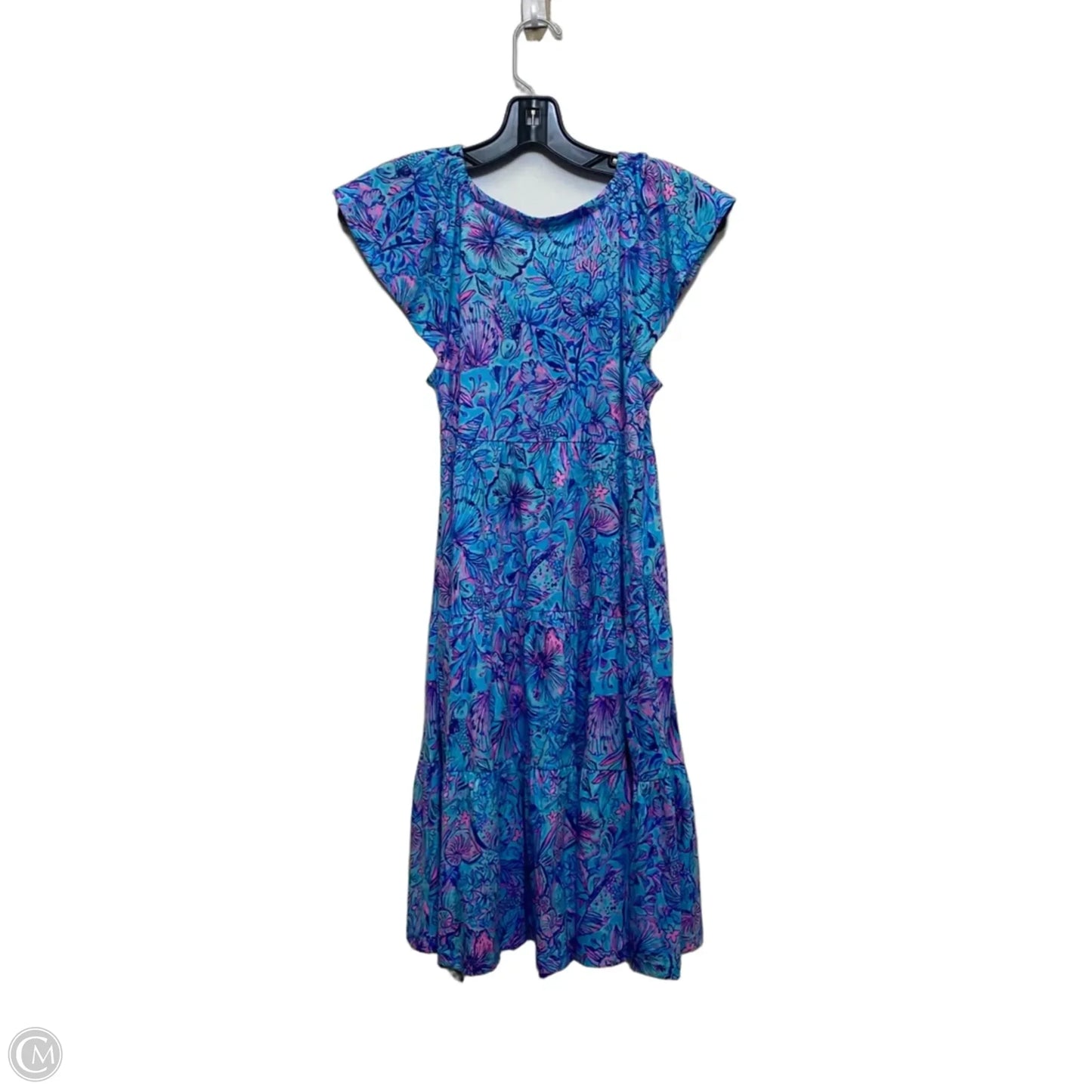 Dress Designer By Lilly Pulitzer In Blue & Pink, Size: Xxs