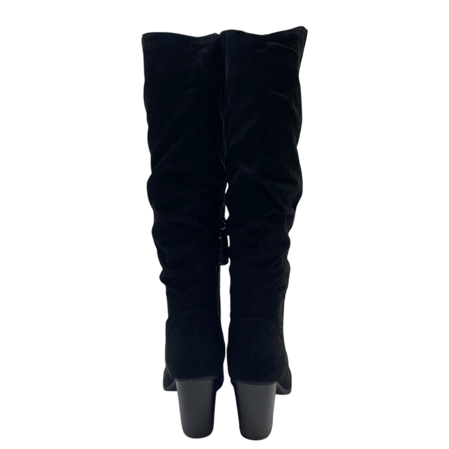 Boots Mid-calf Heels By Rampage In Black, Size: 6.5