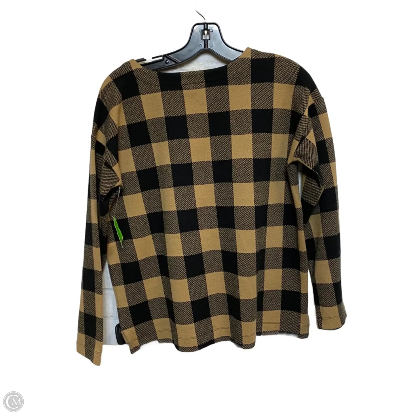 Sweater By J. Jill In Black & Tan, Size: S