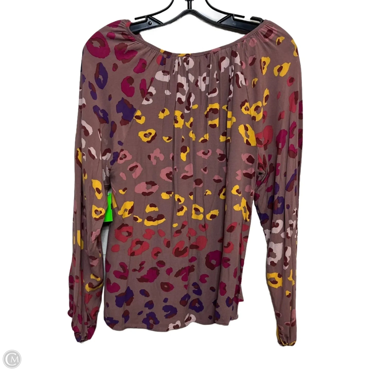 Top Long Sleeve By Andree By Unit In Purple, Size: L