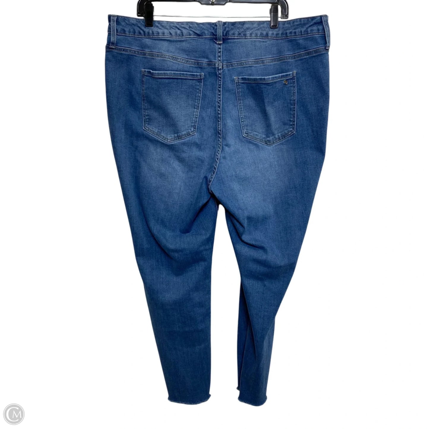 Jeans Skinny By True Craft In Blue Denim, Size: 20