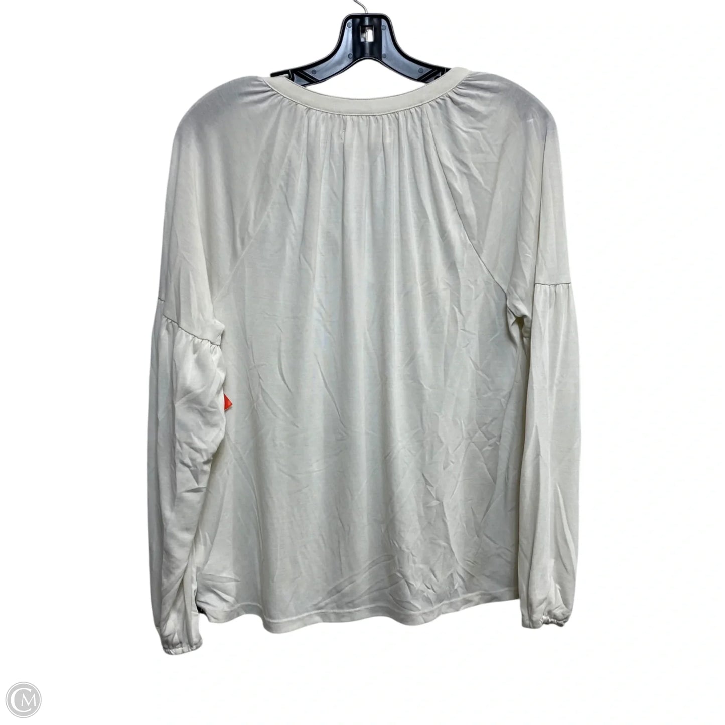 Top Long Sleeve By Lucky Brand In Cream, Size: M