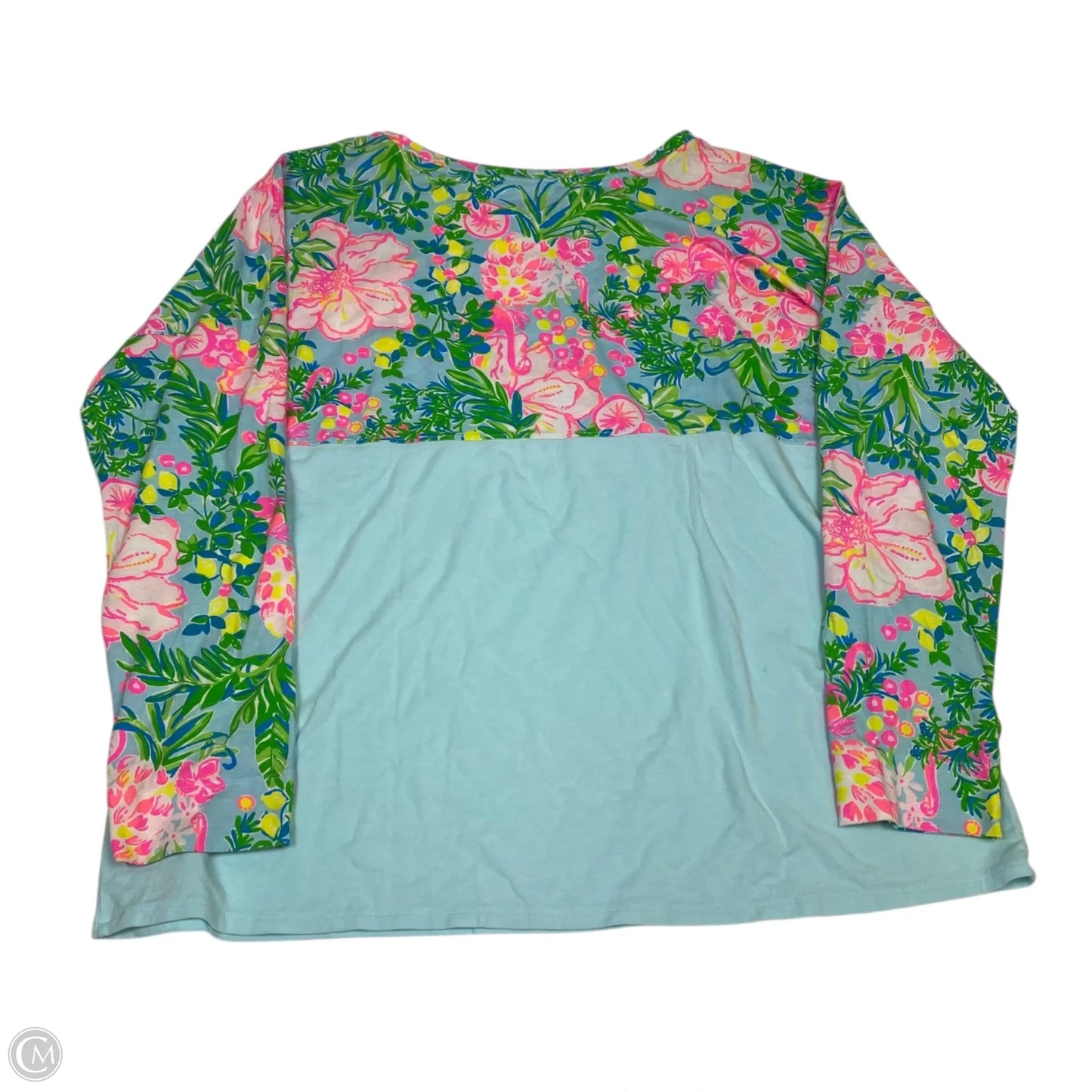 Top Long Sleeve Designer By Lilly Pulitzer In Multi-colored, Size: Xxl