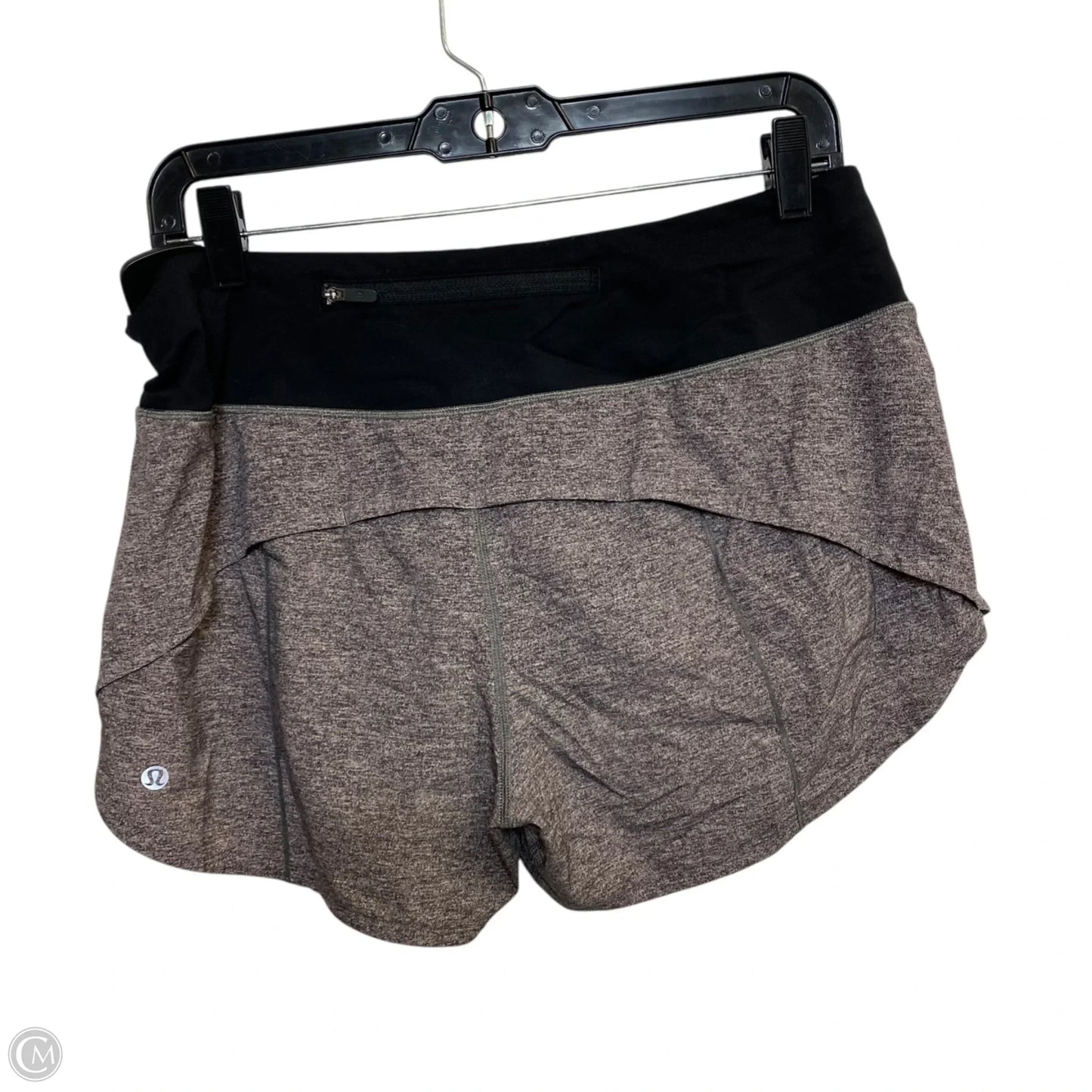 Athletic Shorts By Lululemon In Grey, Size: 8l