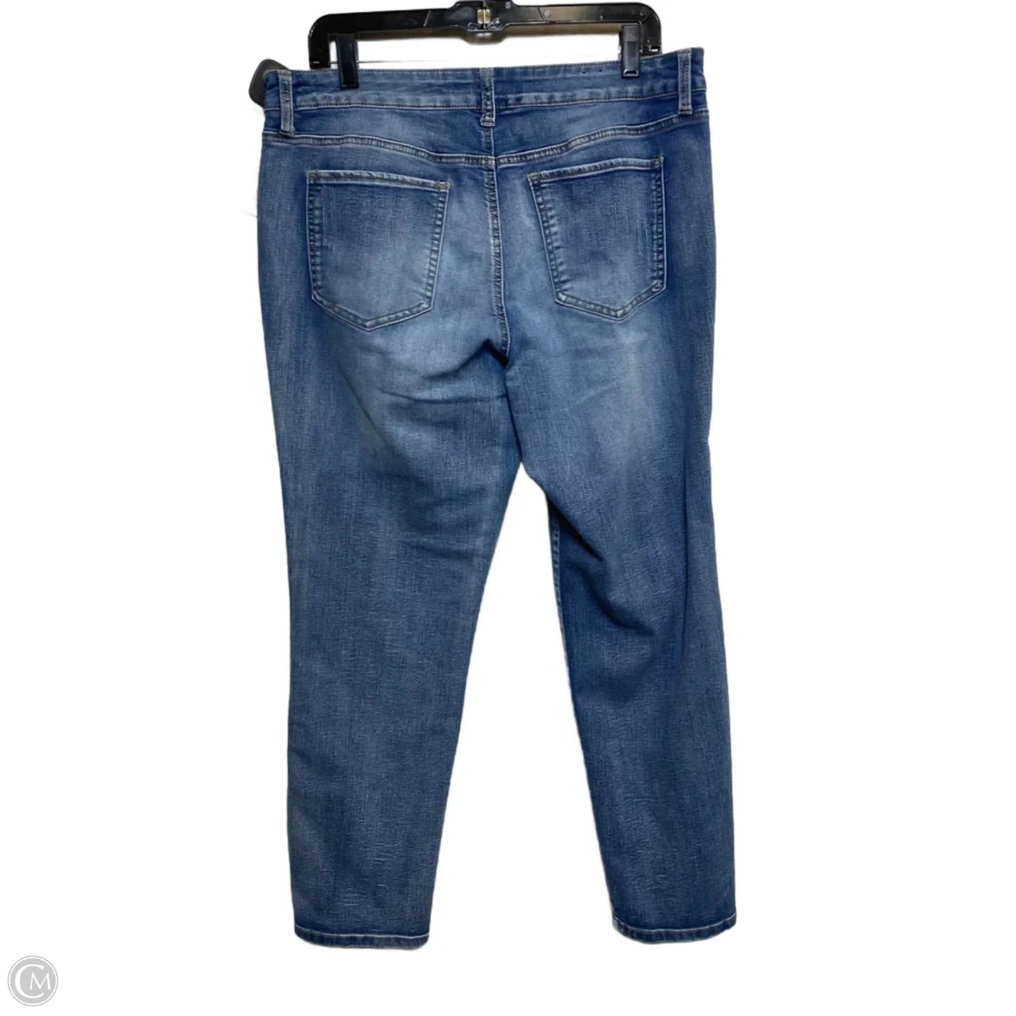 Jeans Skinny By New Directions In Blue Denim, Size: 14