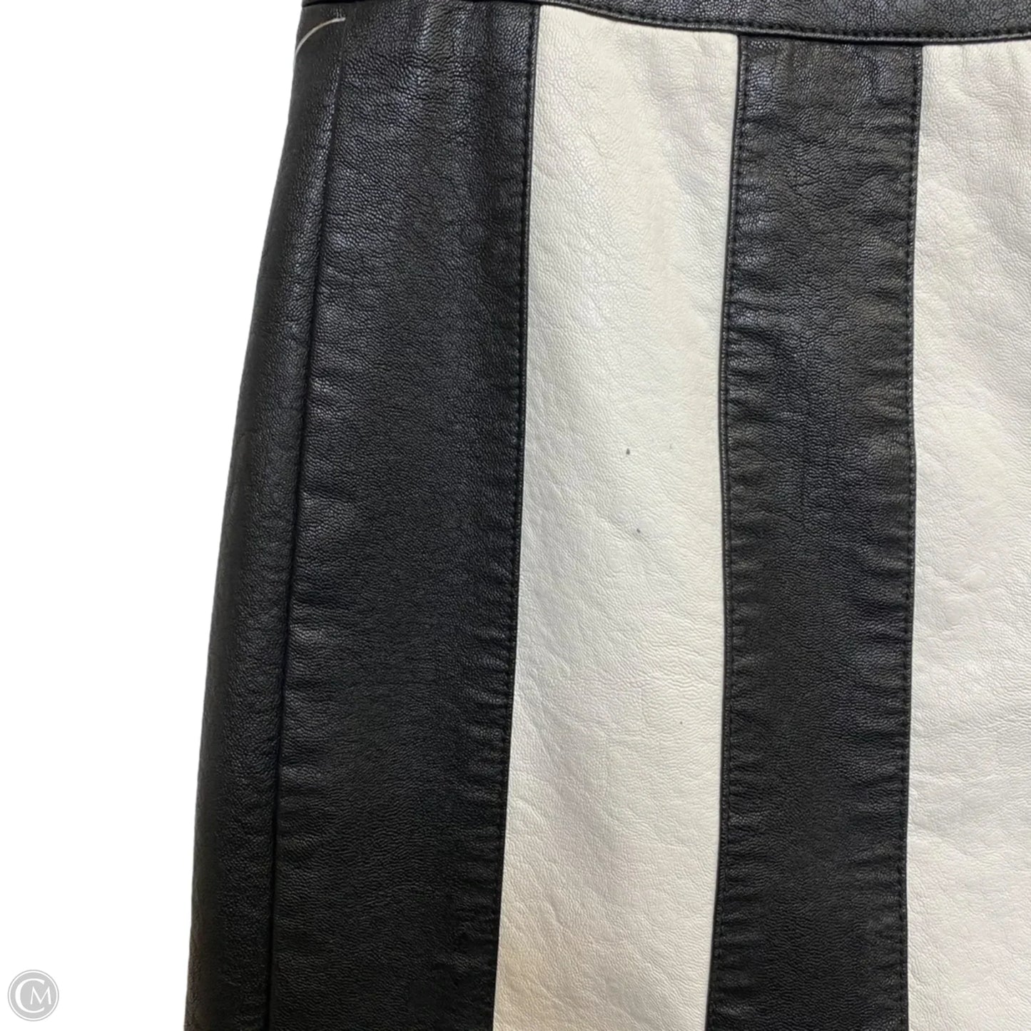 Skirt Mini & Short By Nasty Gal In Black & White, Size: S