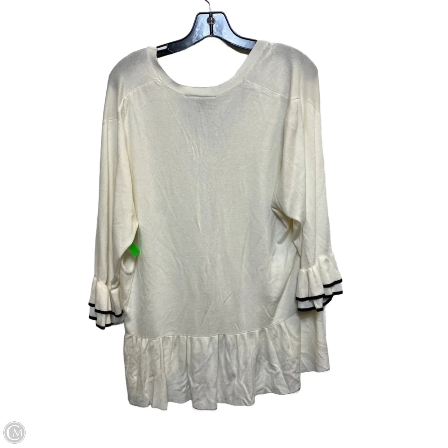 Cardigan By Lane Bryant In Cream, Size: 1x