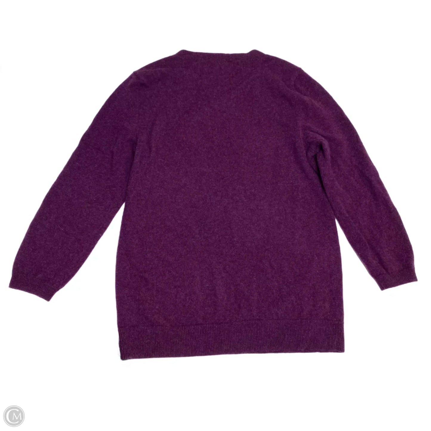 Sweater Cashmere By Talbots In Purple, Size: L