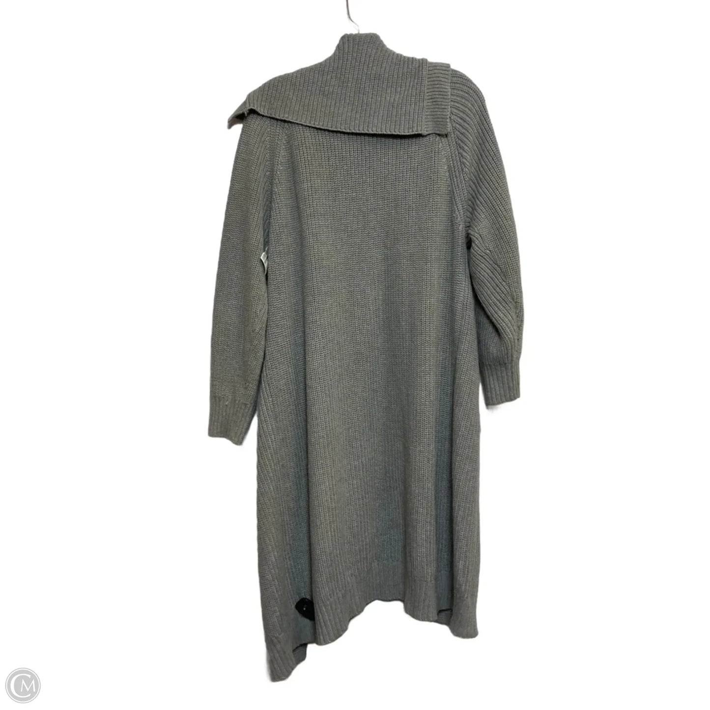 Sweater Cardigan By Forever 21 In Grey, Size: S