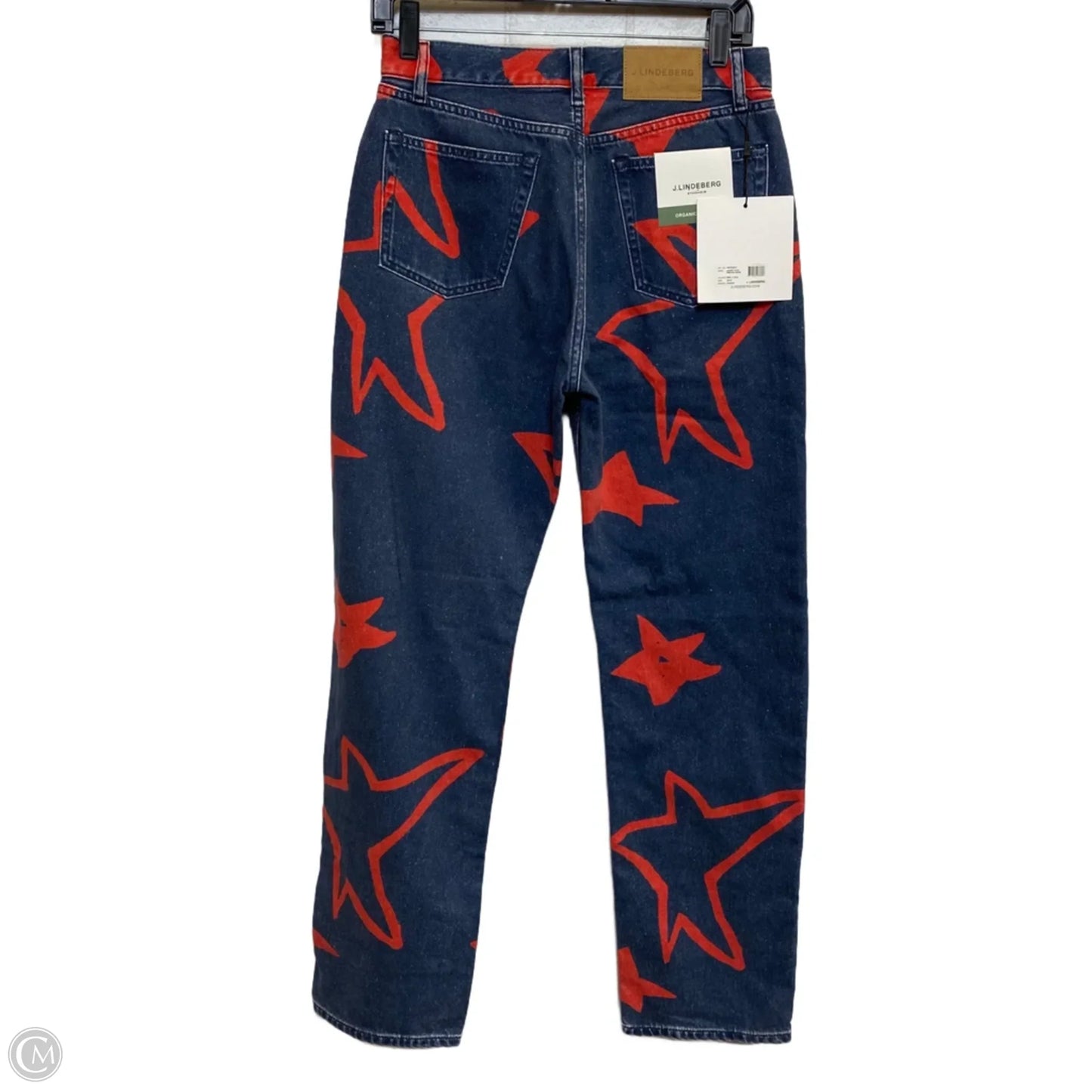 Jeans Straight By J.Lindeberg In Blue Denim, Size: 6