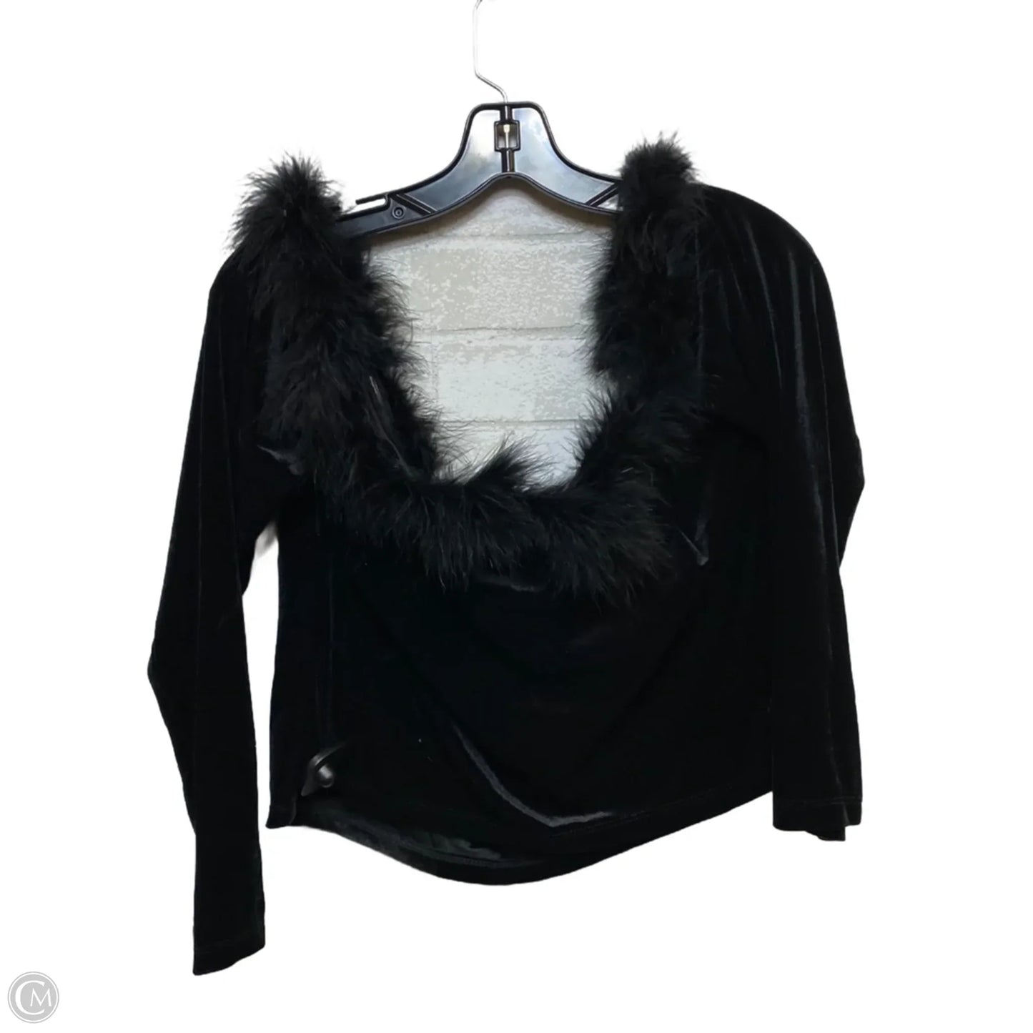 Top Long Sleeve By Forever 21 In Black, Size: 2x