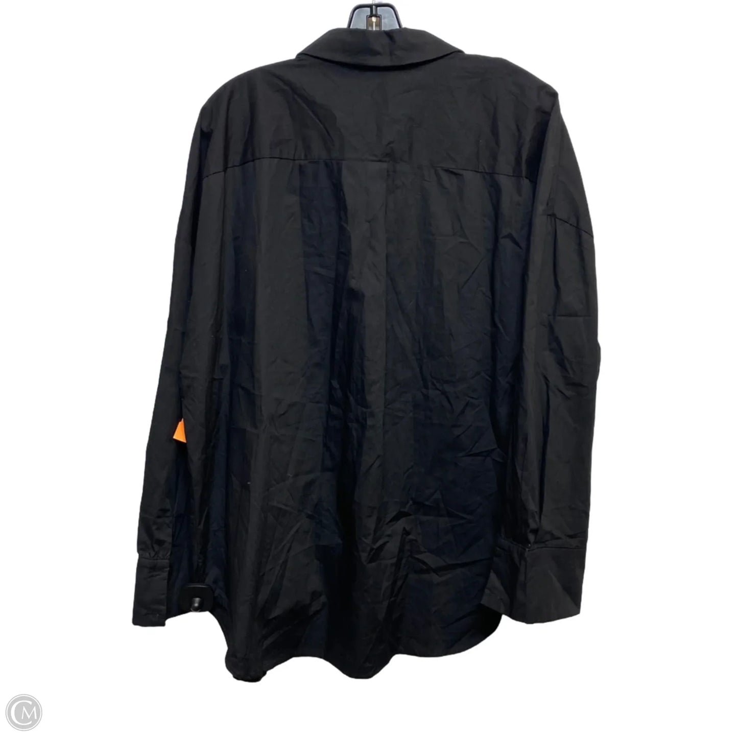 Top Long Sleeve By Versona In Black, Size: Xxl