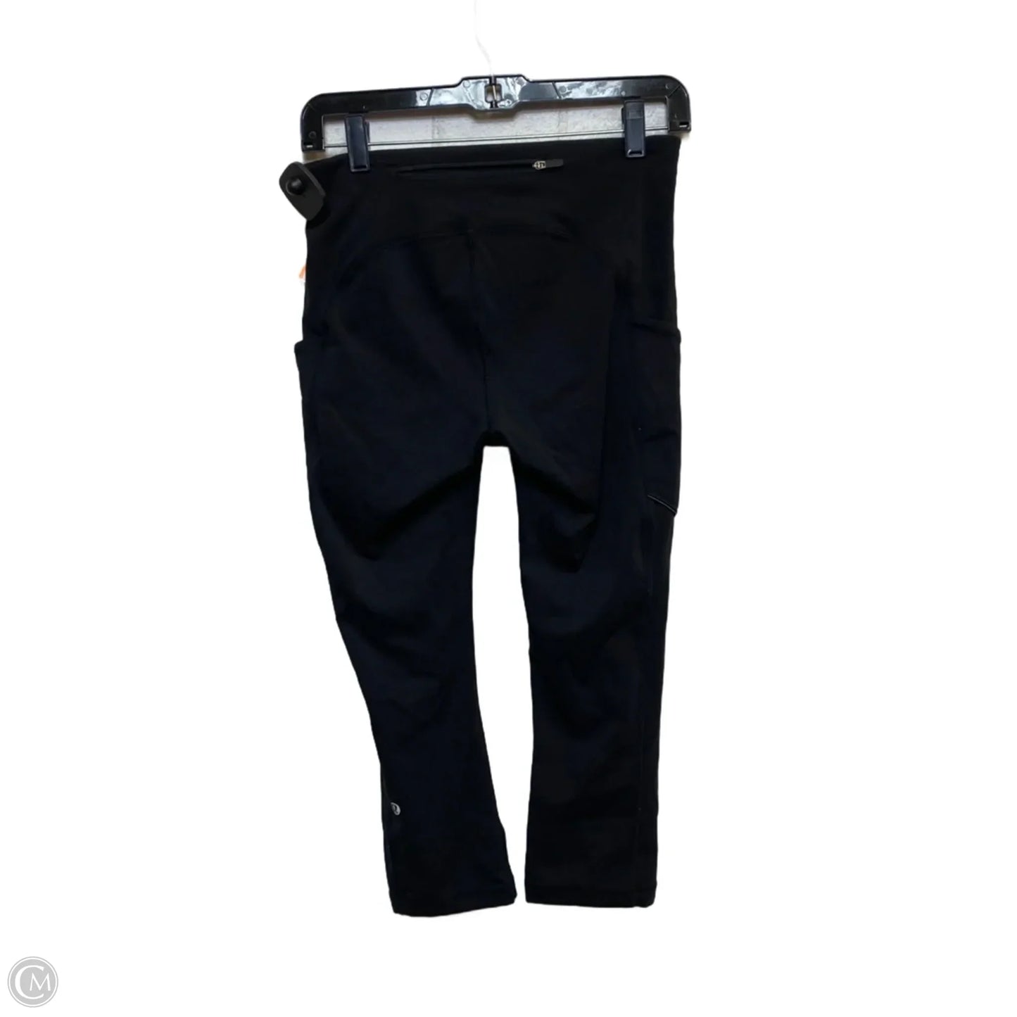 Athletic Leggings Capris Designer By Lululemon In Black, Size: 6