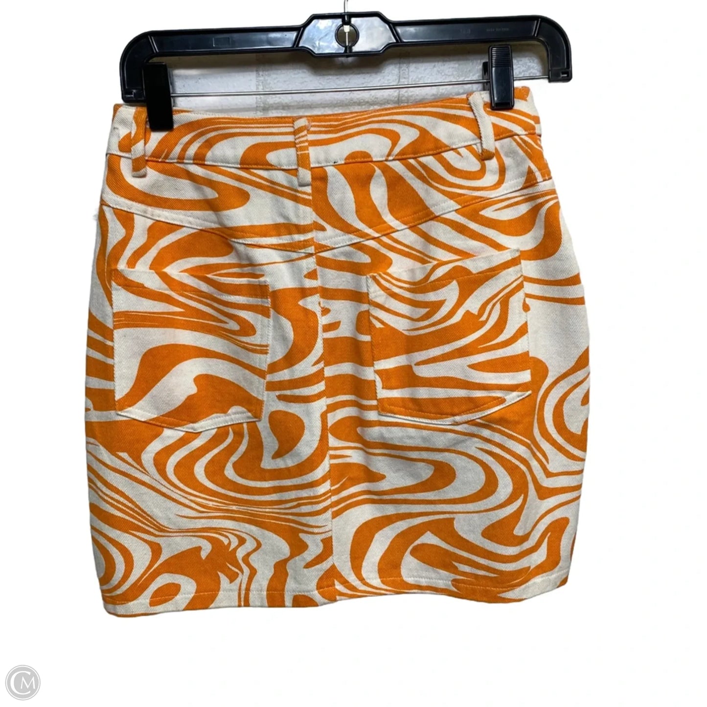 Skirt Mini & Short By Blue Blush In Orange, Size: S