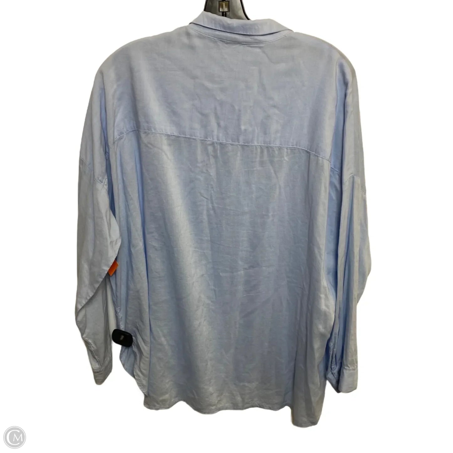 Top Long Sleeve By H&m In Blue, Size: M