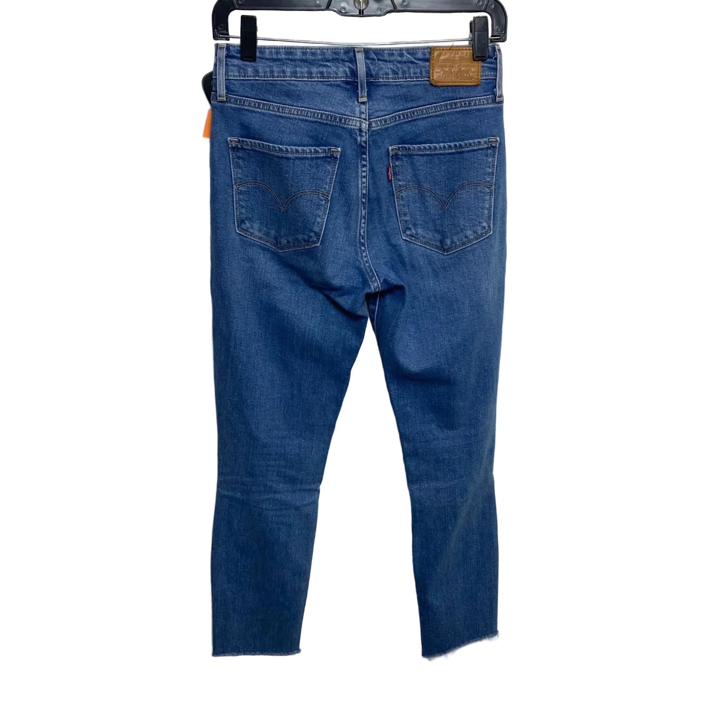 Jeans Straight By Levis In Blue Denim, Size: 2