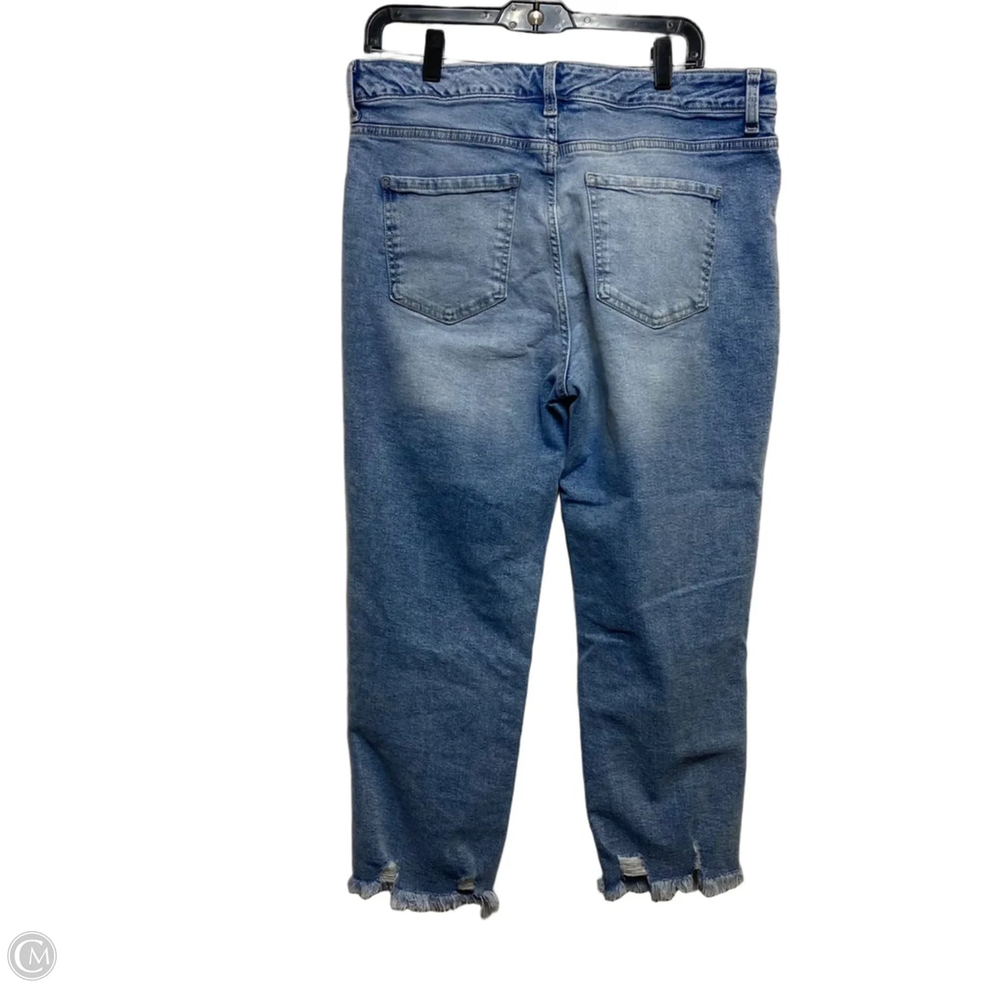 Jeans Straight By Time And Tru In Blue Denim, Size: 12