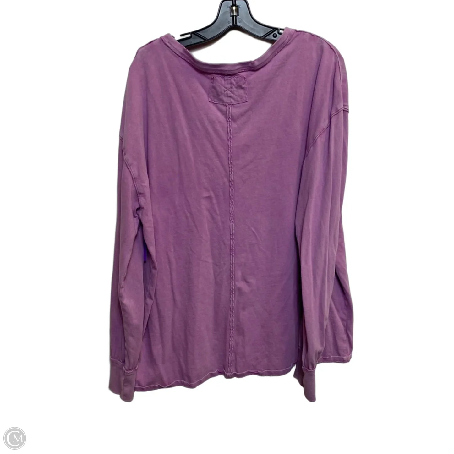 Top Long Sleeve By We The Free In Purple, Size: L