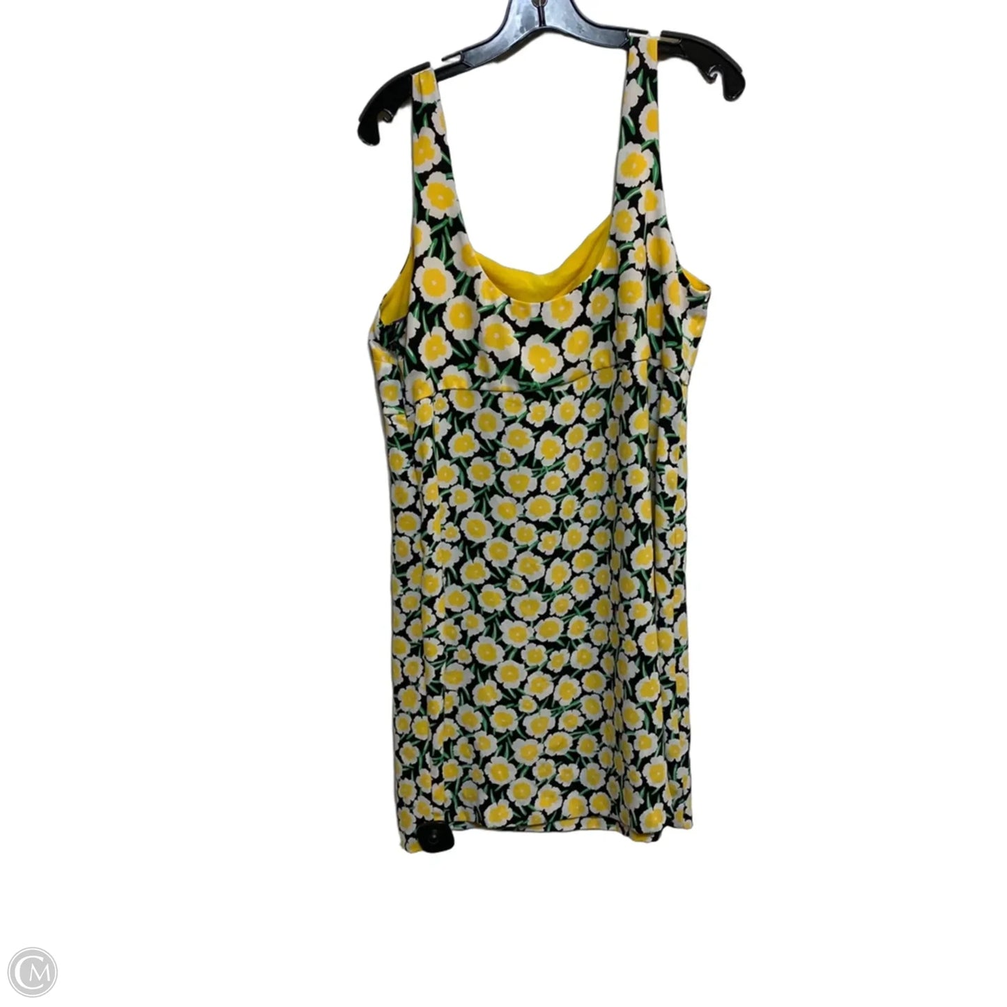 Dress Designer By Target-designer In White & Yellow, Size: L