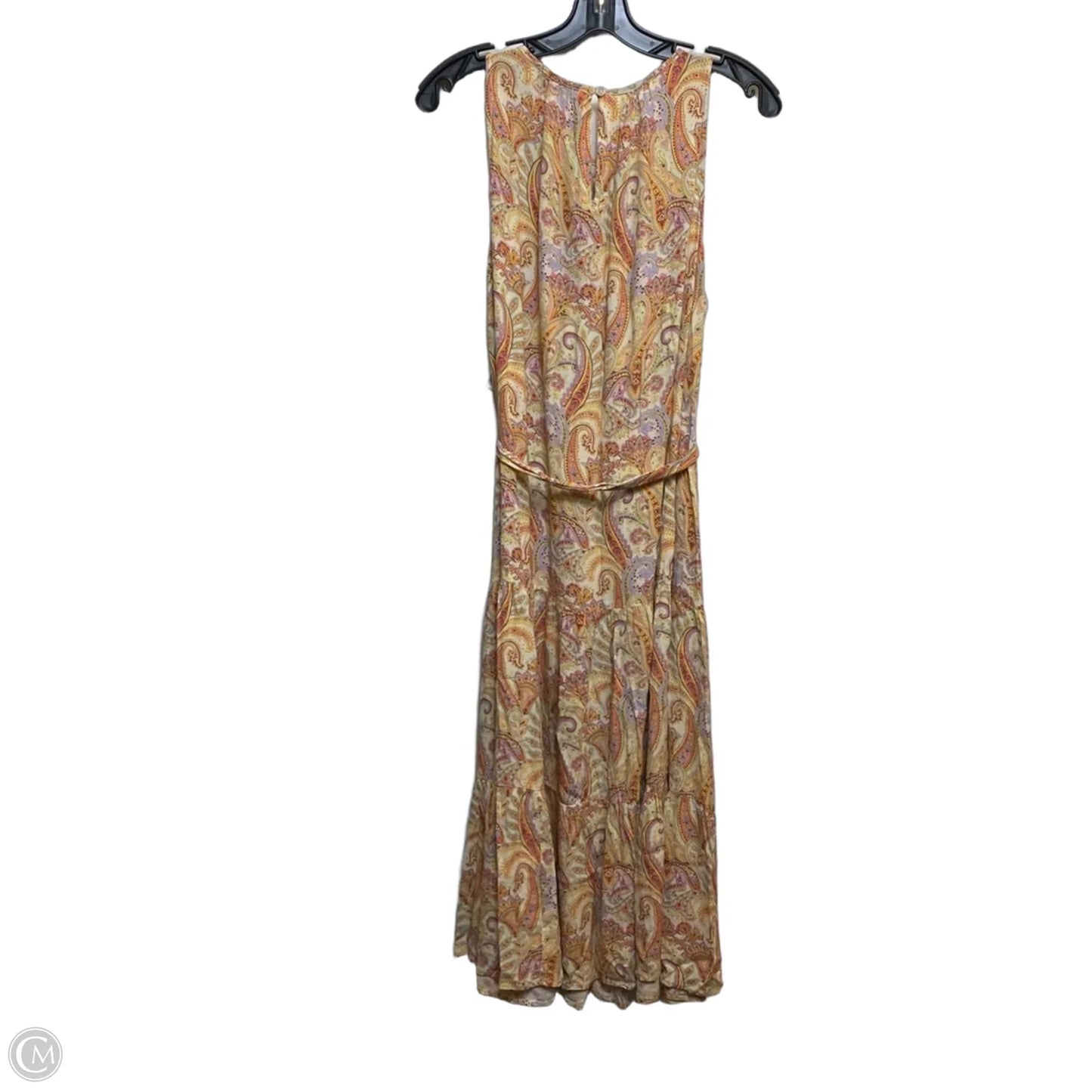 Dress Casual Maxi By Mng In Orange & Pink, Size: Xxl