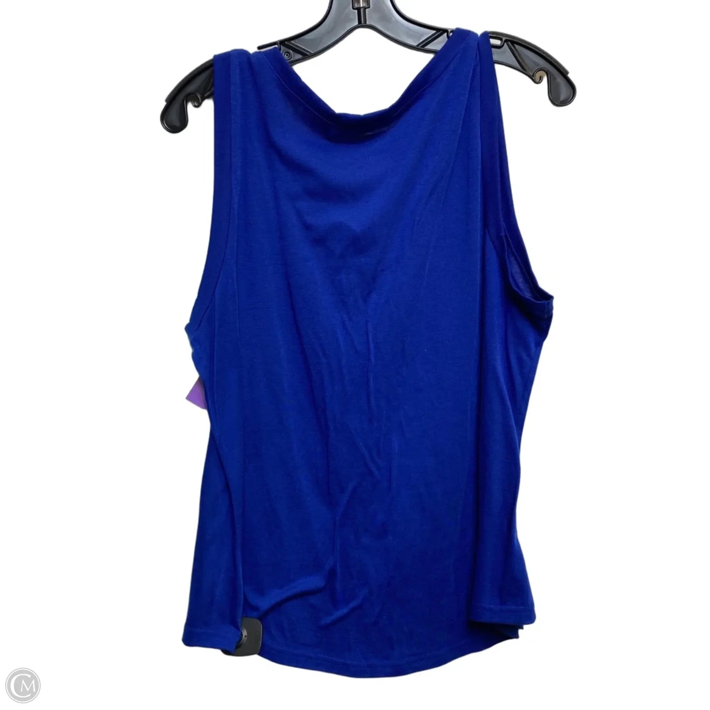 Top Sleeveless By Moshu In Blue, Size: Xl
