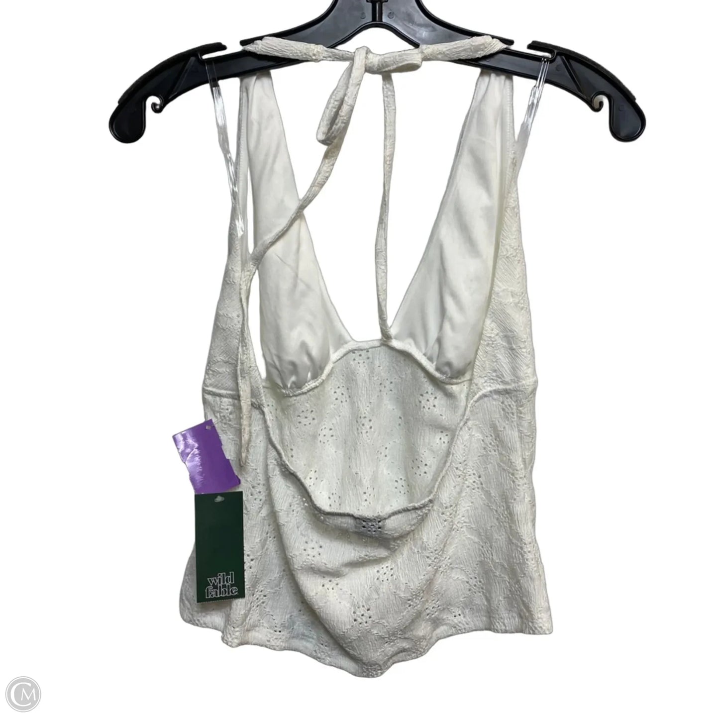 Top Sleeveless By Wild Fable In White, Size: M