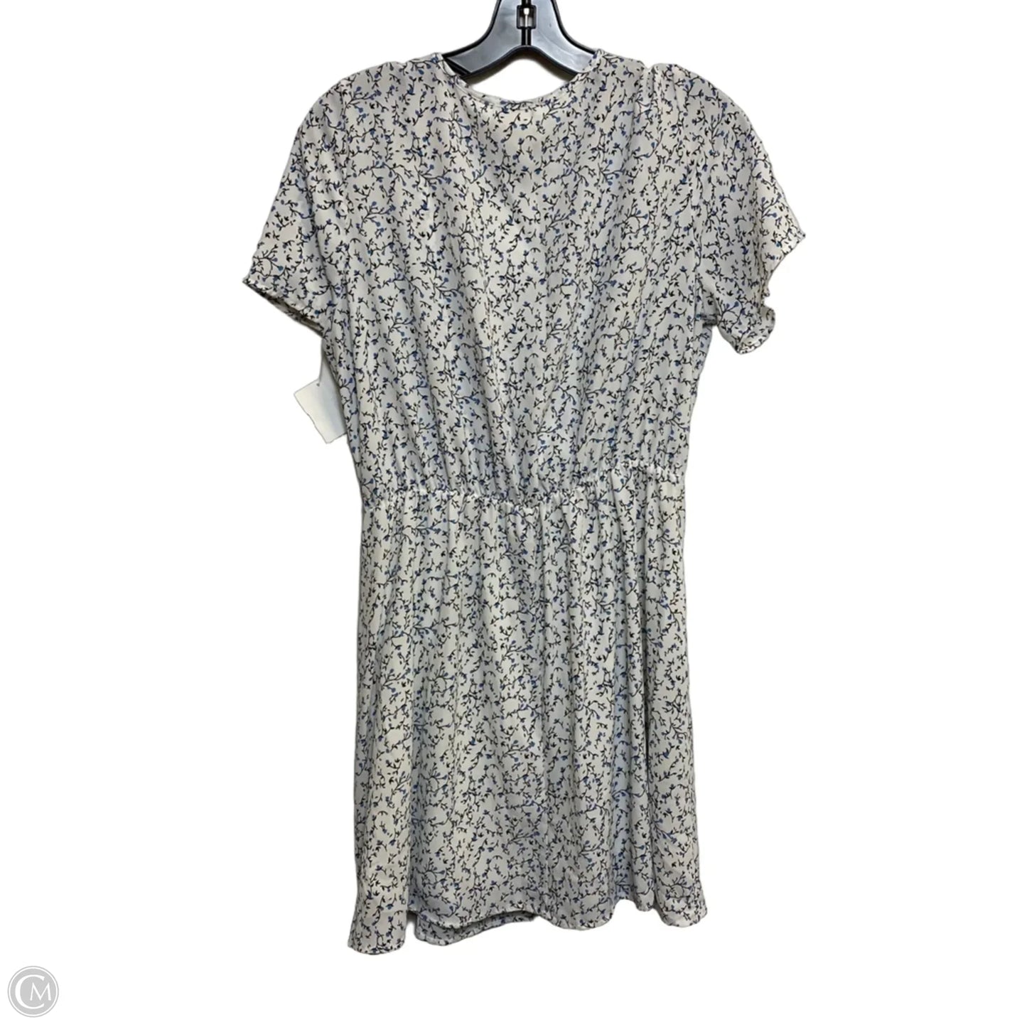 Dress Casual Short By Sienna Sky In Blue & White, Size: L
