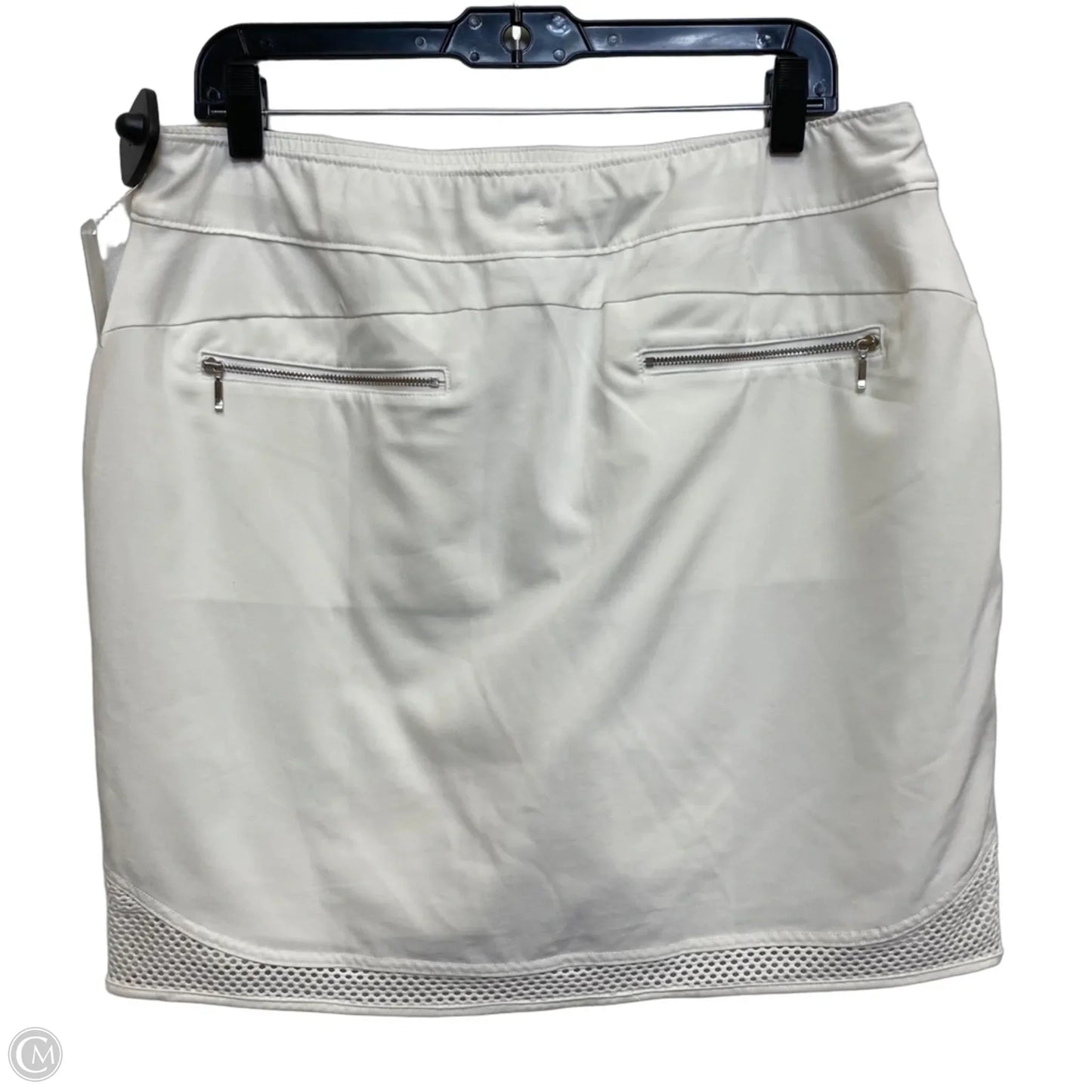 Athletic Skort By Chicos In White, Size: M