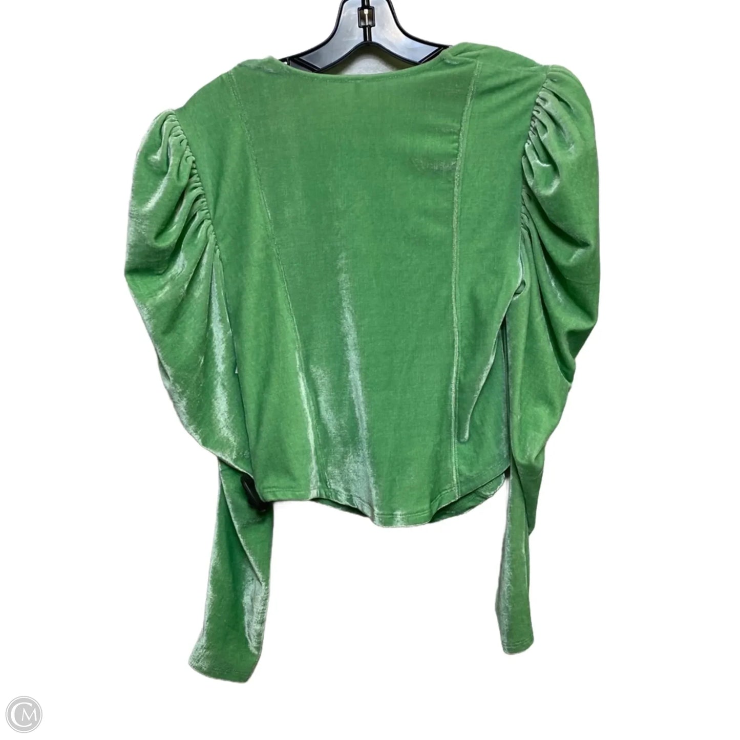 Top Long Sleeve By Free People In Green, Size: M
