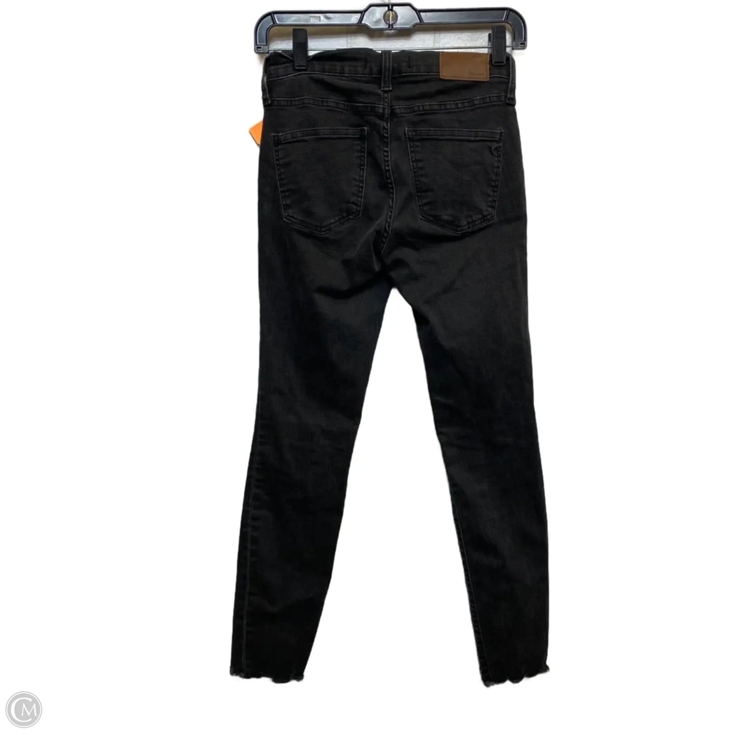 Jeans Skinny By Madewell In Black Denim, Size: 0