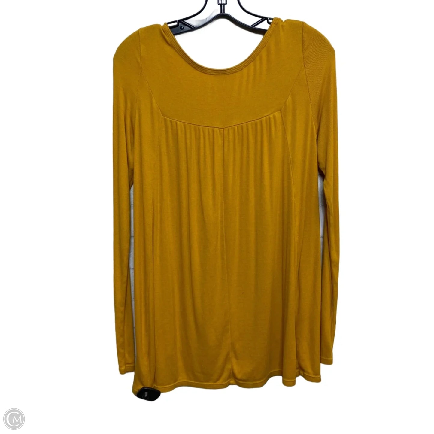Top Long Sleeve By We The Free In Yellow, Size: S