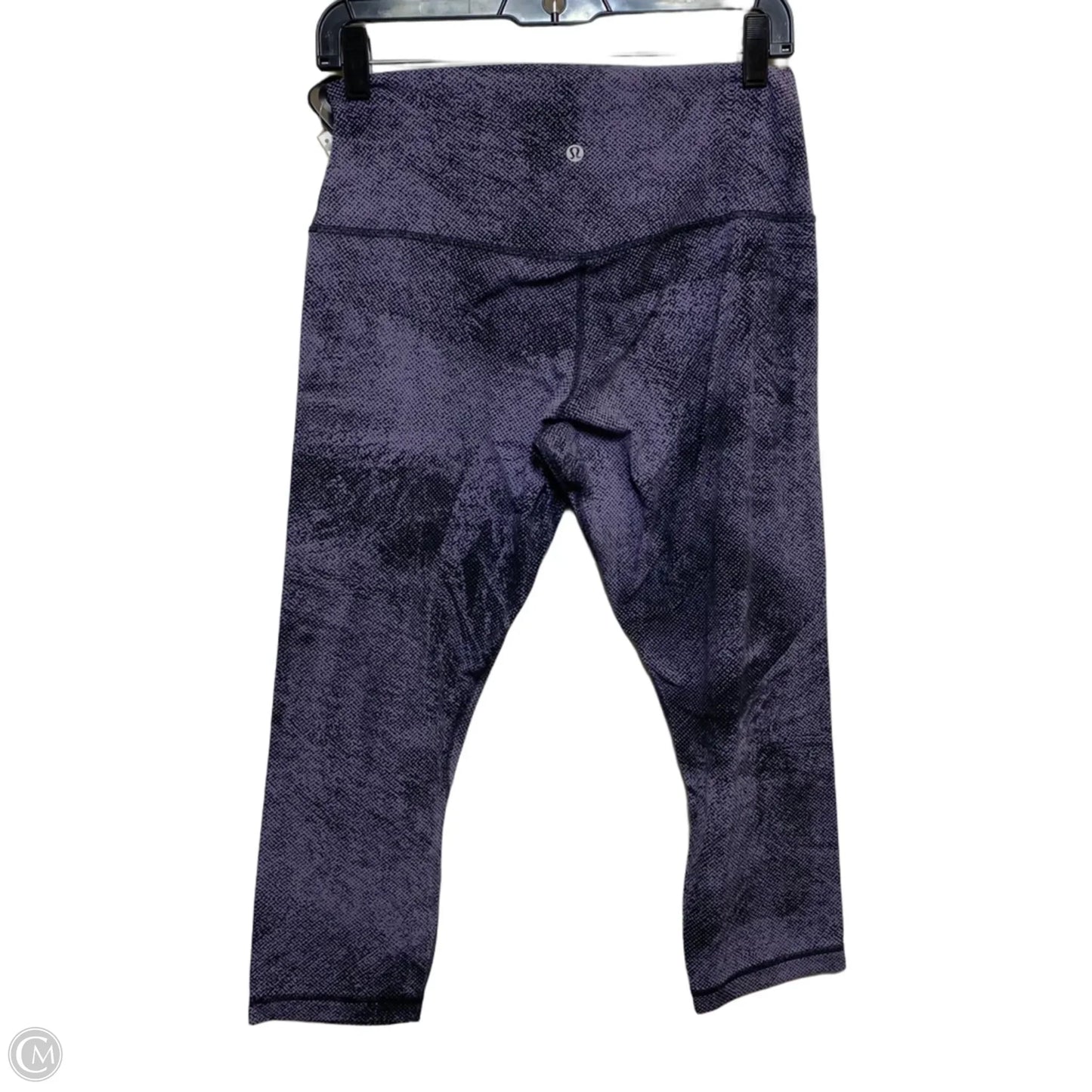 Athletic Capris By Lululemon In Purple, Size: M