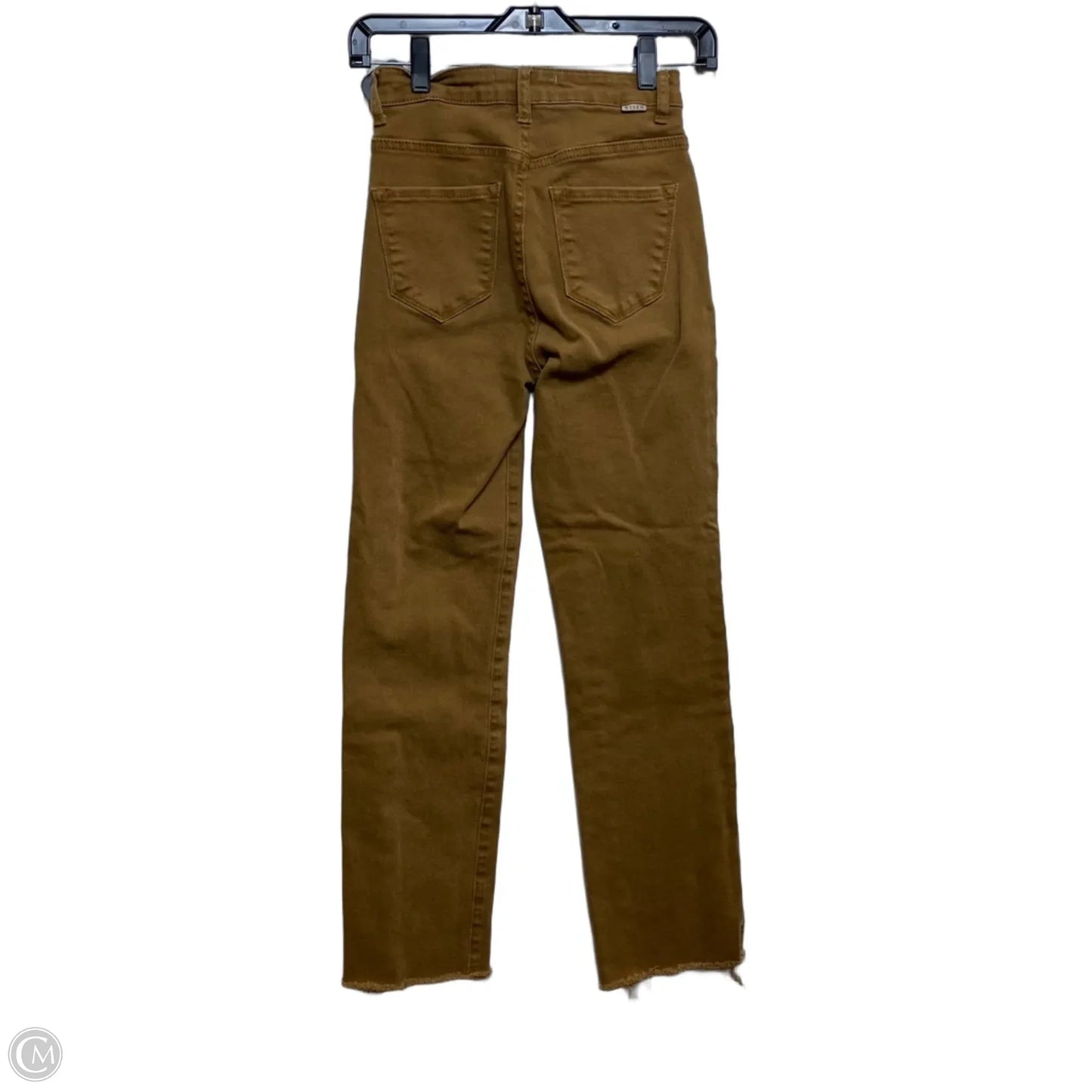 Jeans Straight By Risen In Brown Denim, Size: 0