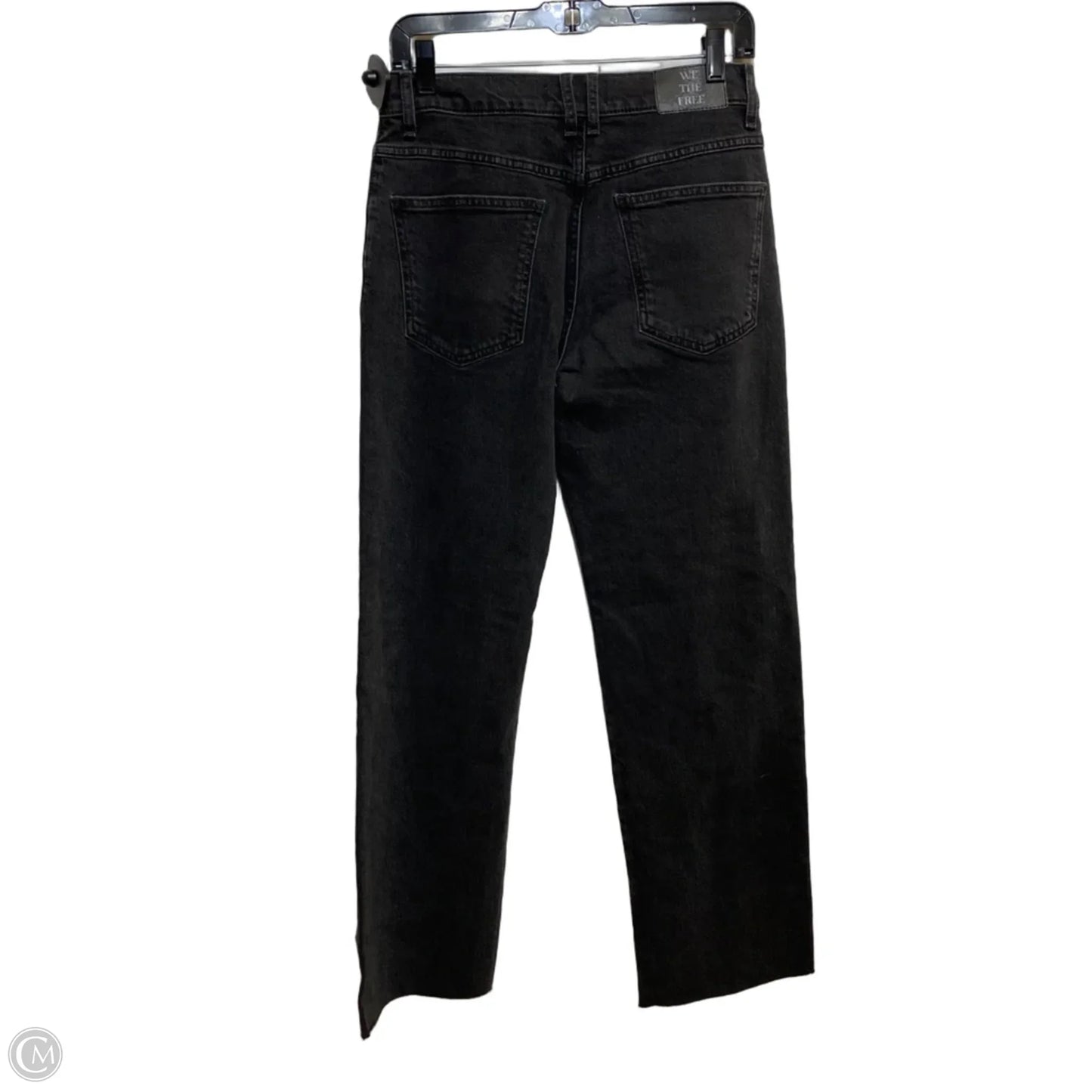 Jeans Wide Leg By We The Free In Black Denim, Size: 4