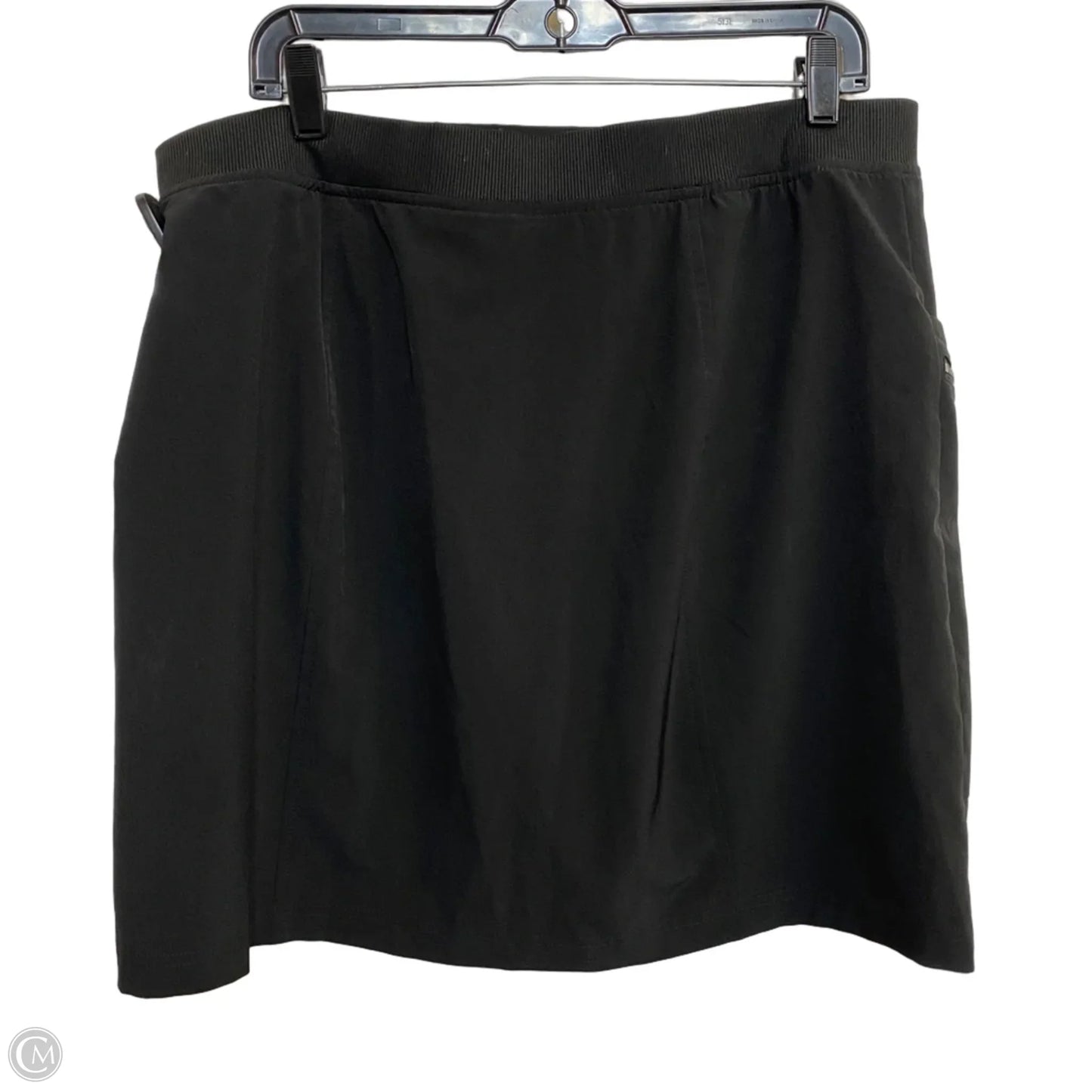 Athletic Skirt By Chicos In Black, Size: Xl