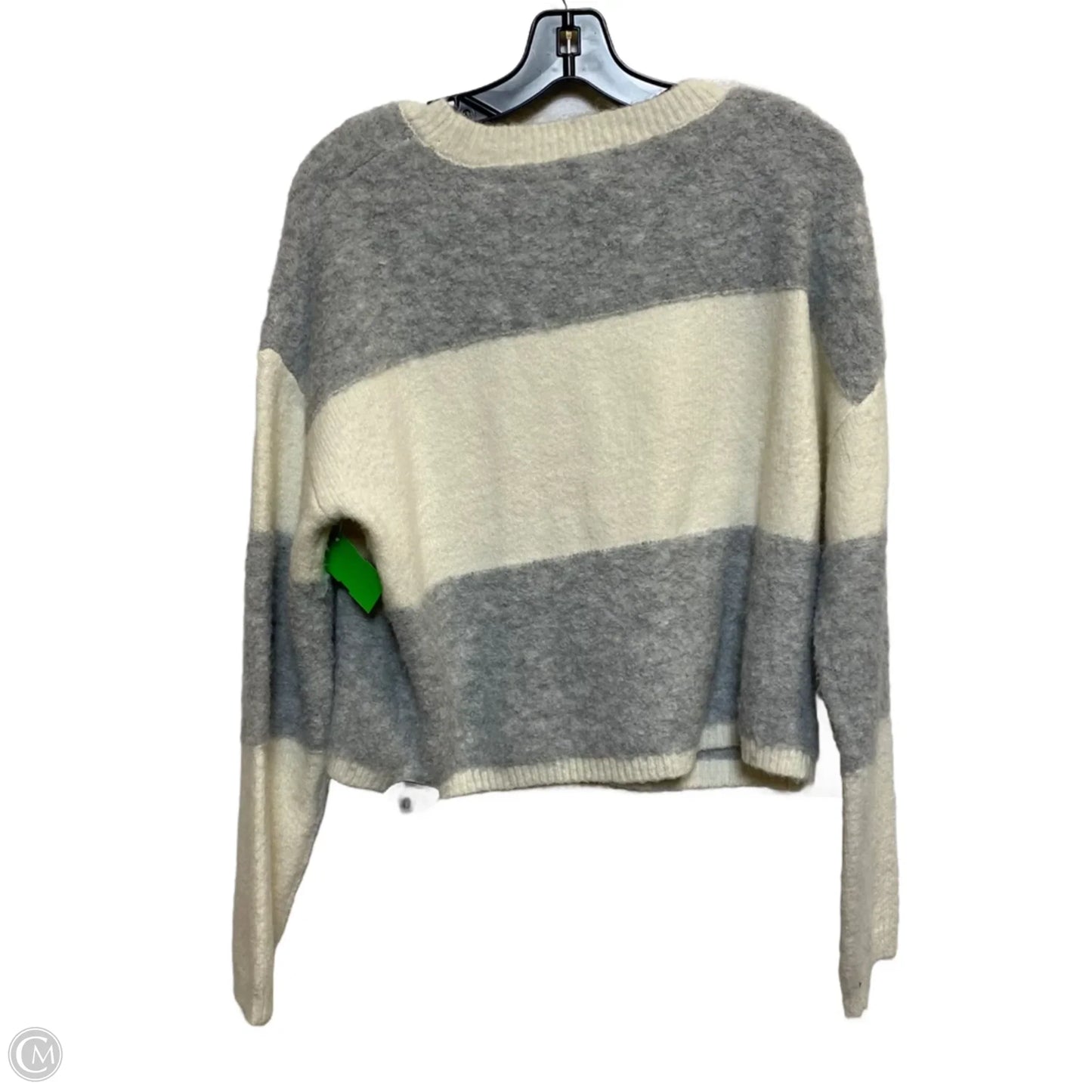 Sweater By Jessica Simpson In Grey & Tan, Size: L