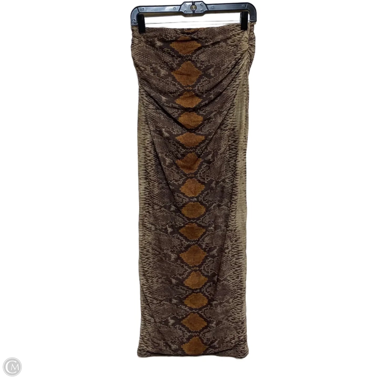 Skirt Maxi By Shein In Snakeskin Print, Size: M