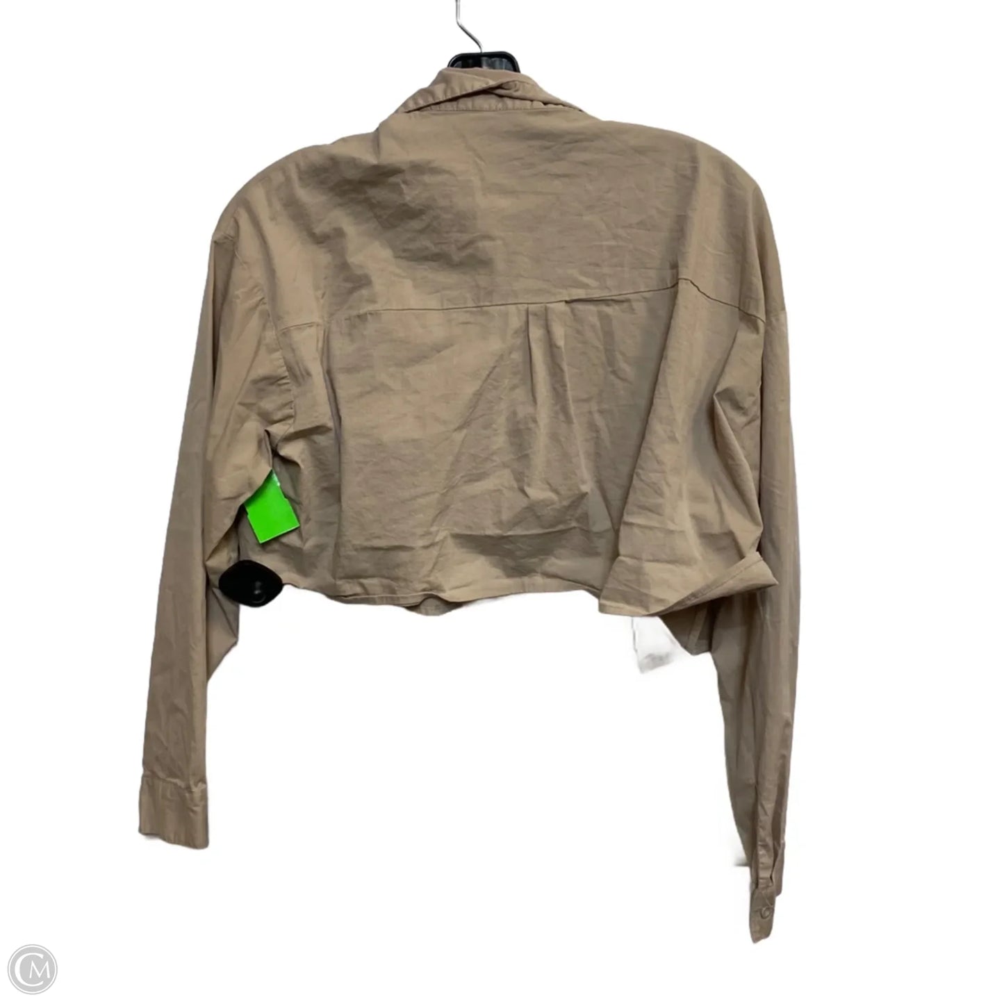 Top Long Sleeve By Forever 21 In Brown, Size: M