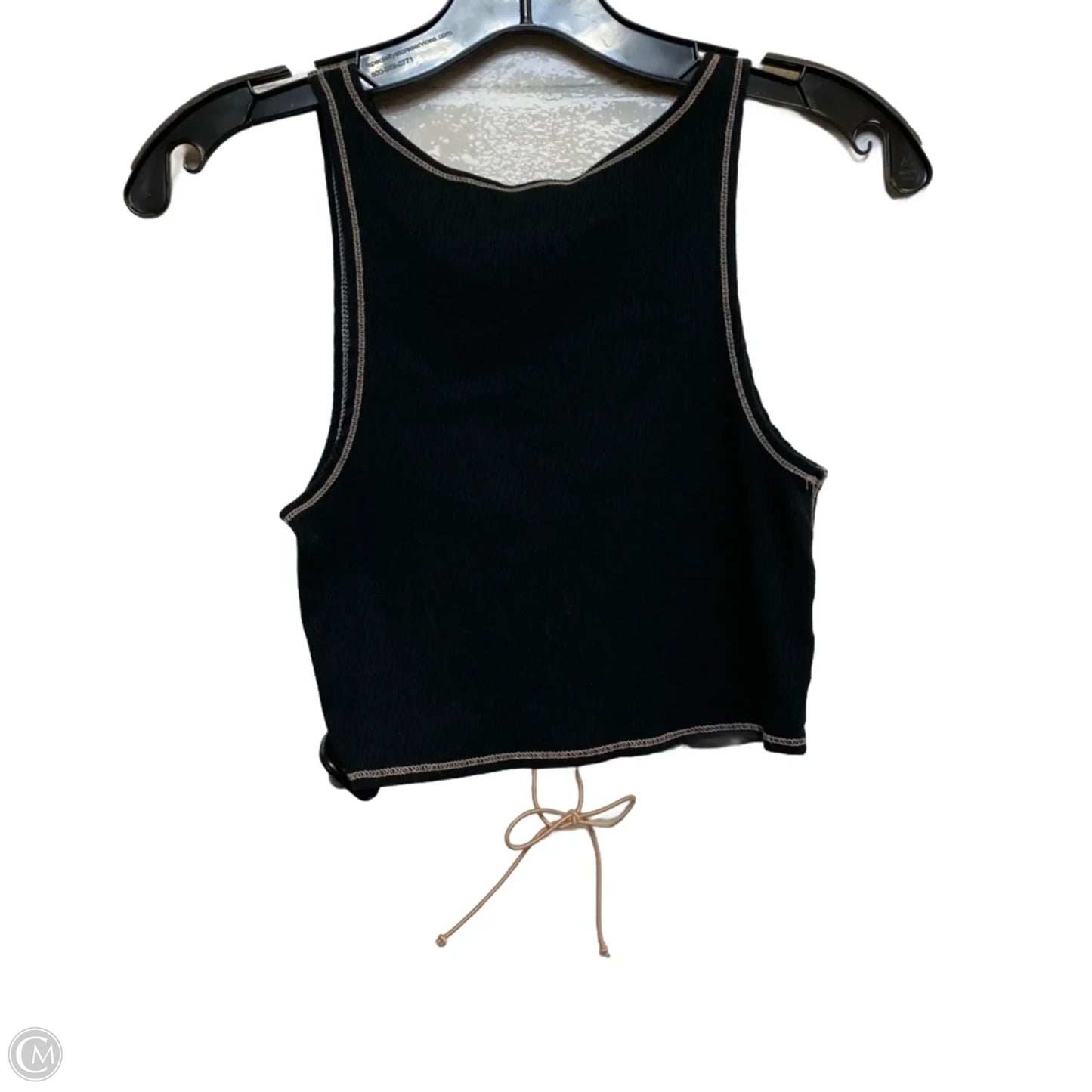 Top Sleeveless By Forever 21 In Black, Size: S