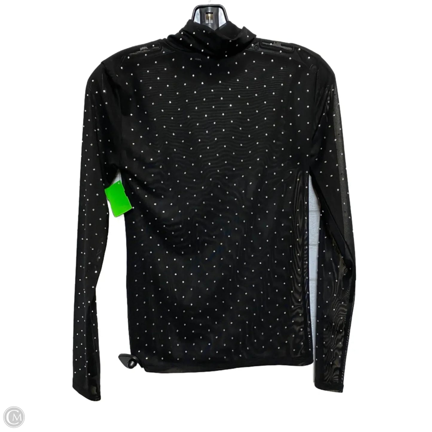 Top Long Sleeve By Forever 21 In Black, Size: S