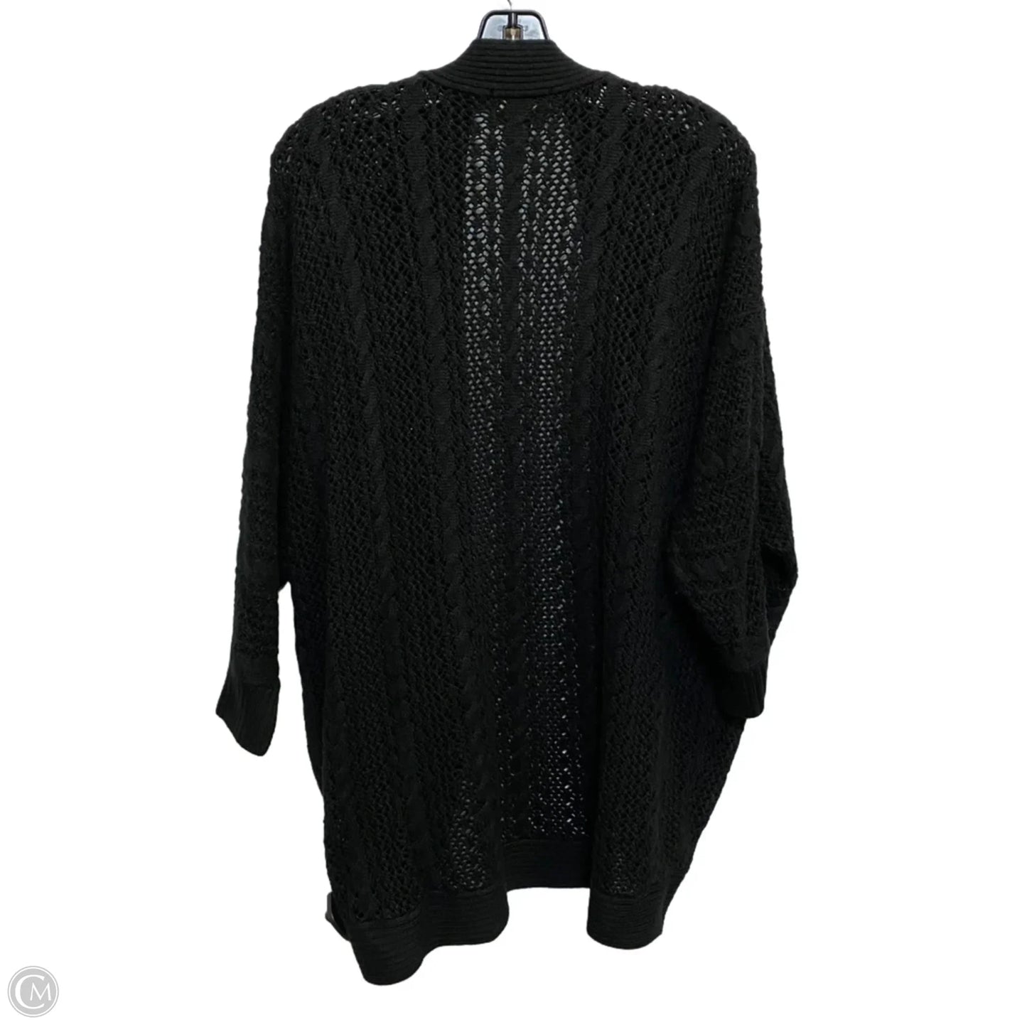 Sweater Cardigan By Forever 21 In Black, Size: 2x