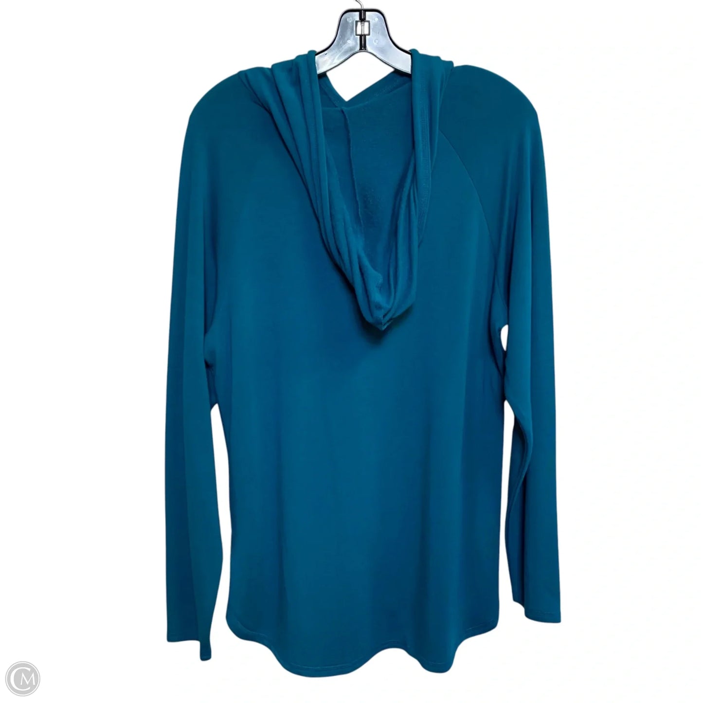 Athletic Top Long Sleeve Hoodie By Magellan In Blue, Size: M